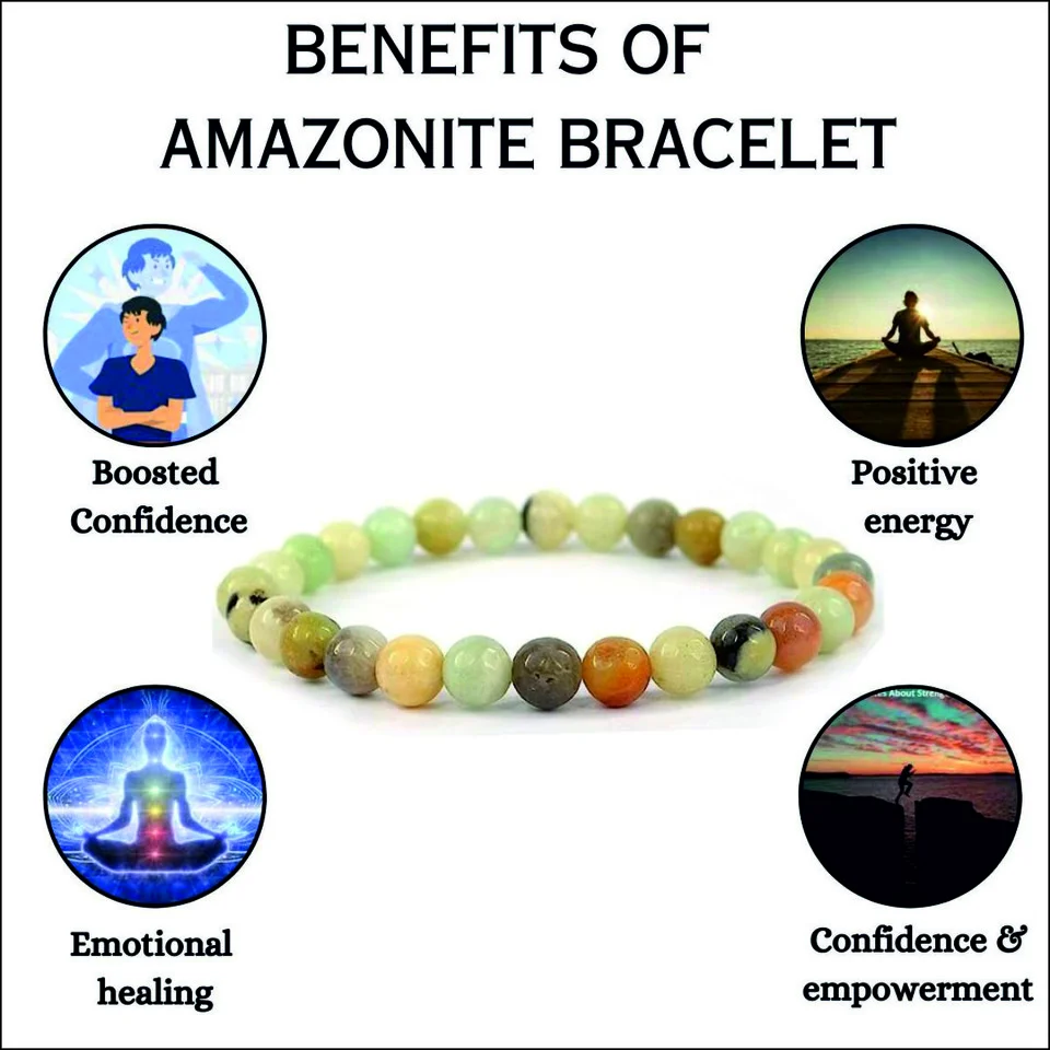 NATURAL MULTI AMAZONITE BRACELET