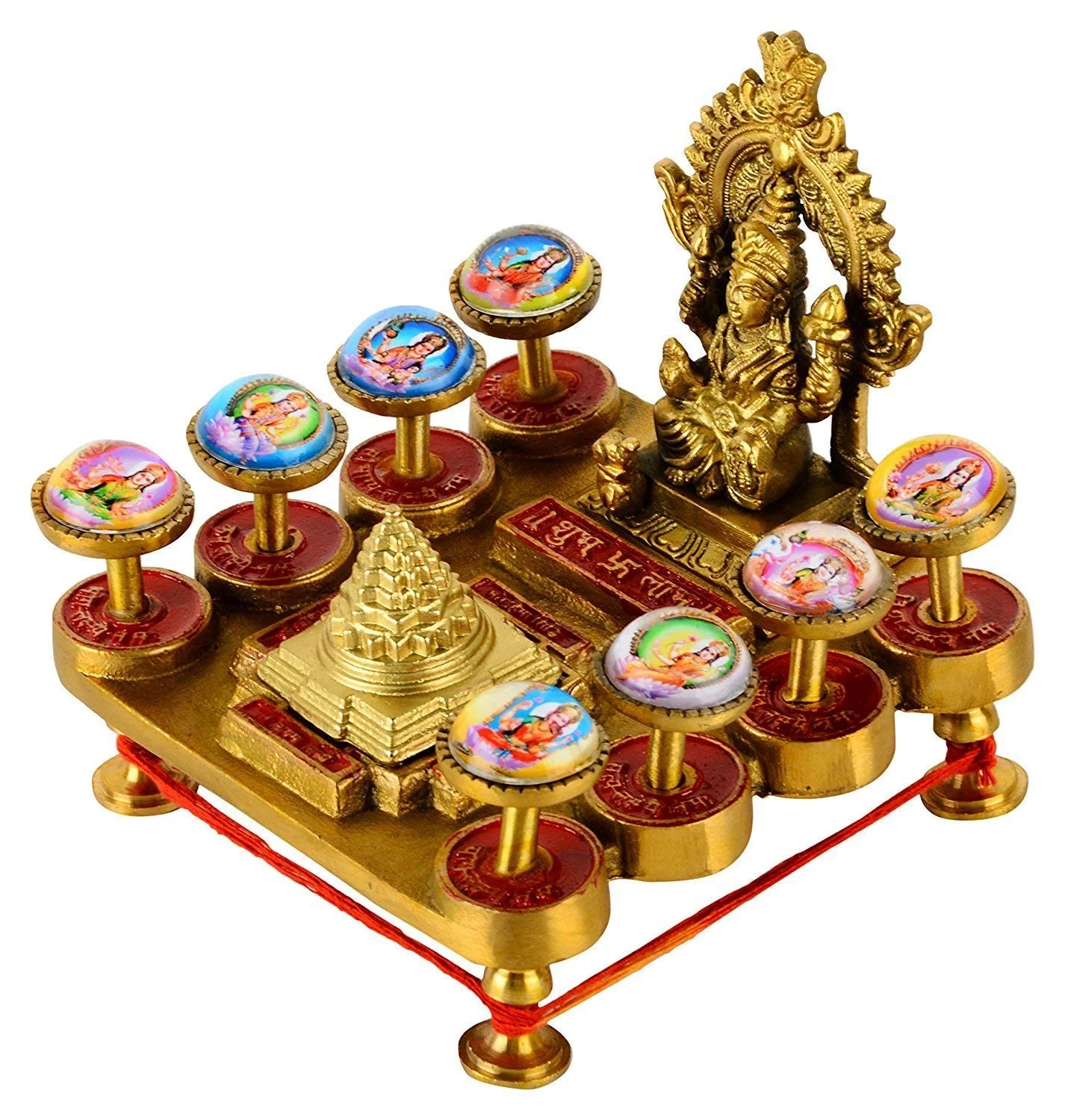 SRI ASHTALAKSHMI YANTRA CHOWKI  WITH MERU YANTRA