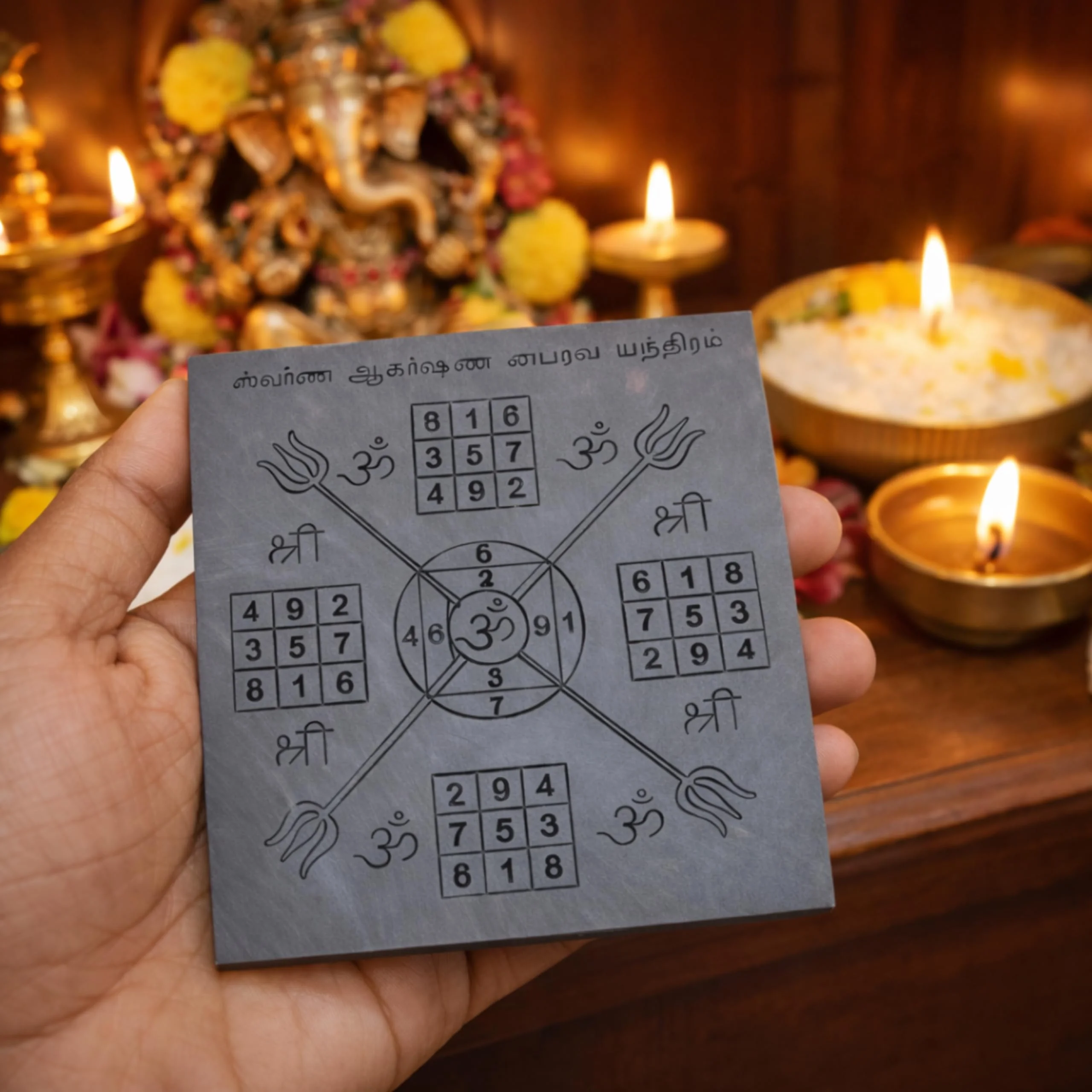 karungali swarna akarshana bhairava yantra