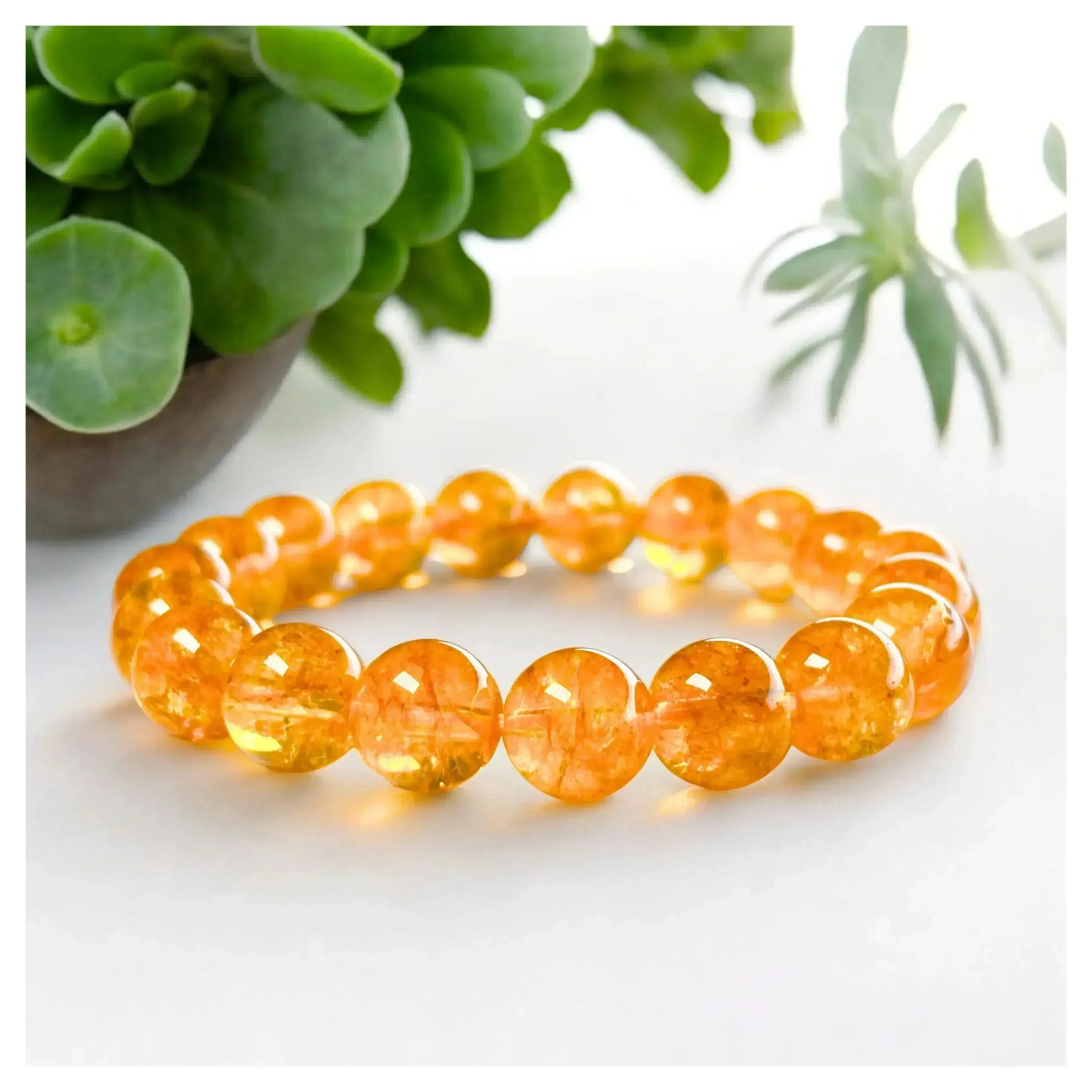 Citrine Crystals Bracelet