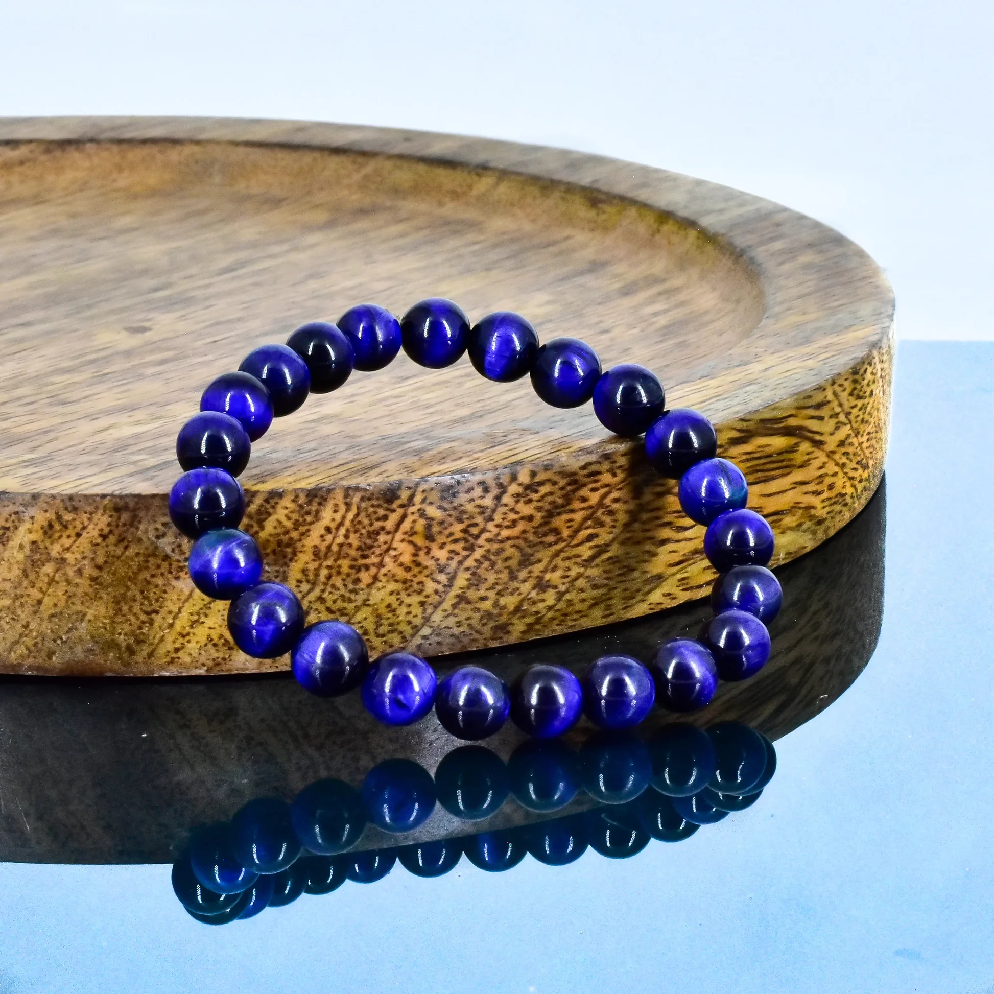 Blue Tiger Eye Bracelet