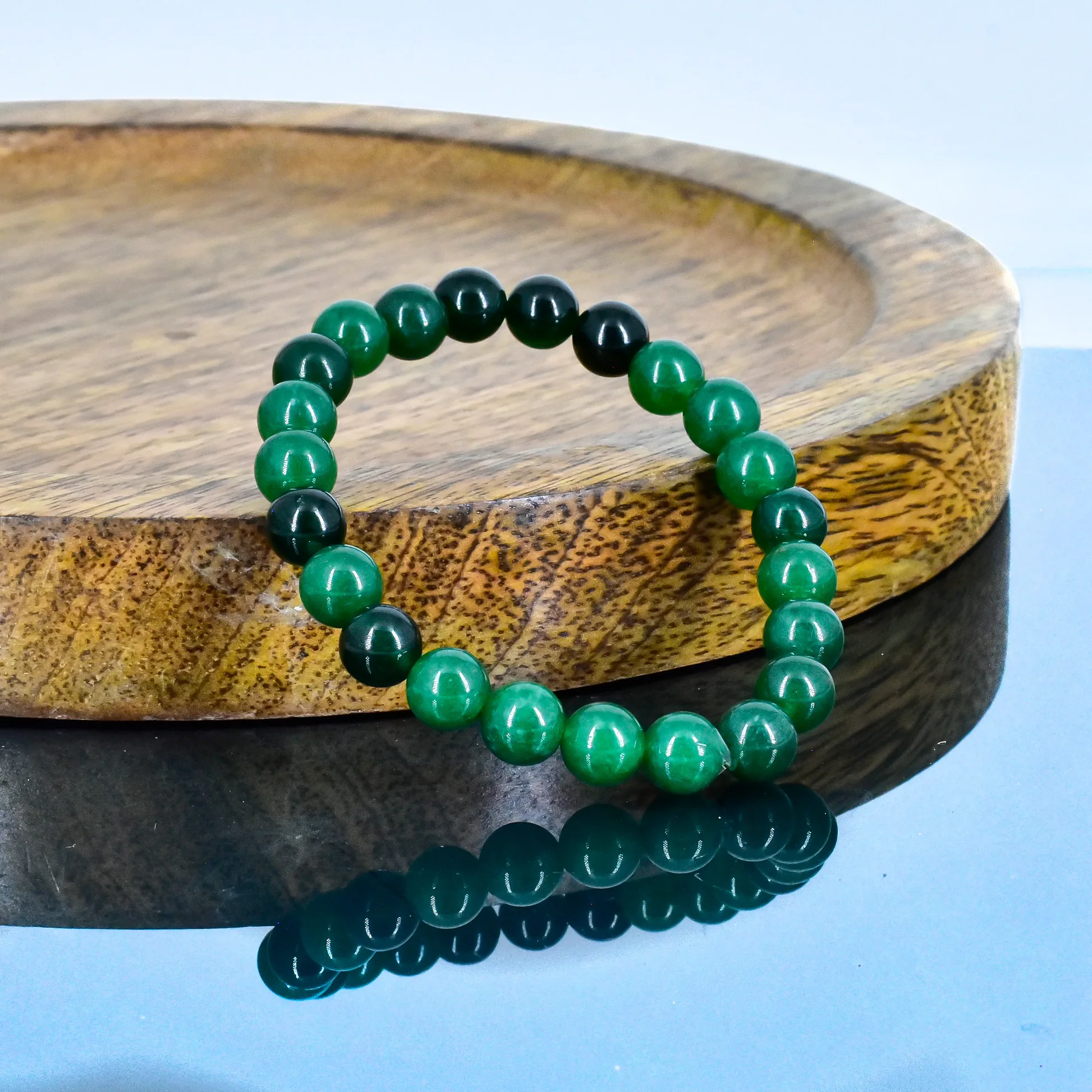 Natural Green Jade Bracelet