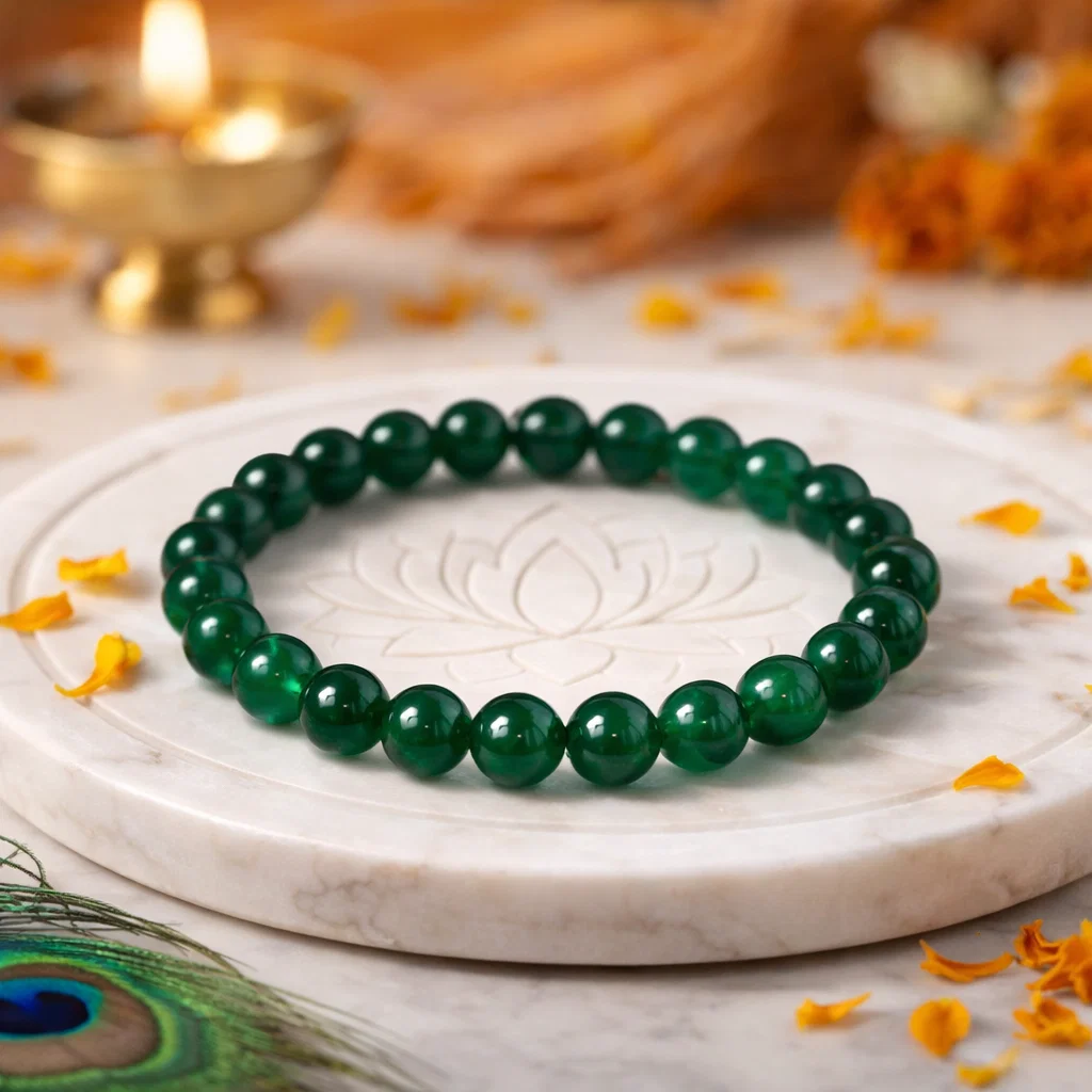 Natural Green Jade Bracelet