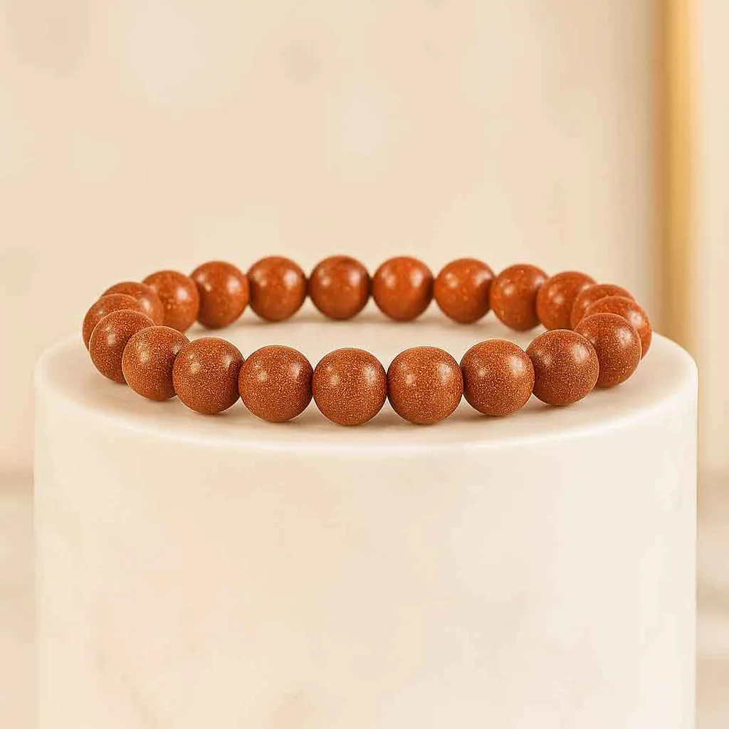 Brown Gold Stone Bracelet