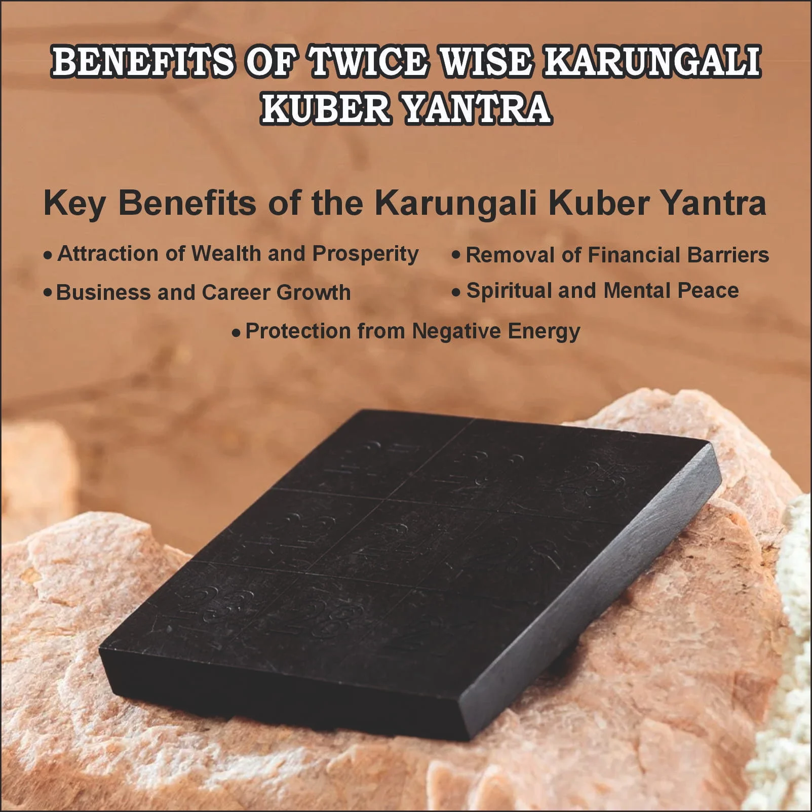 Twice wise karungali kuber yantra