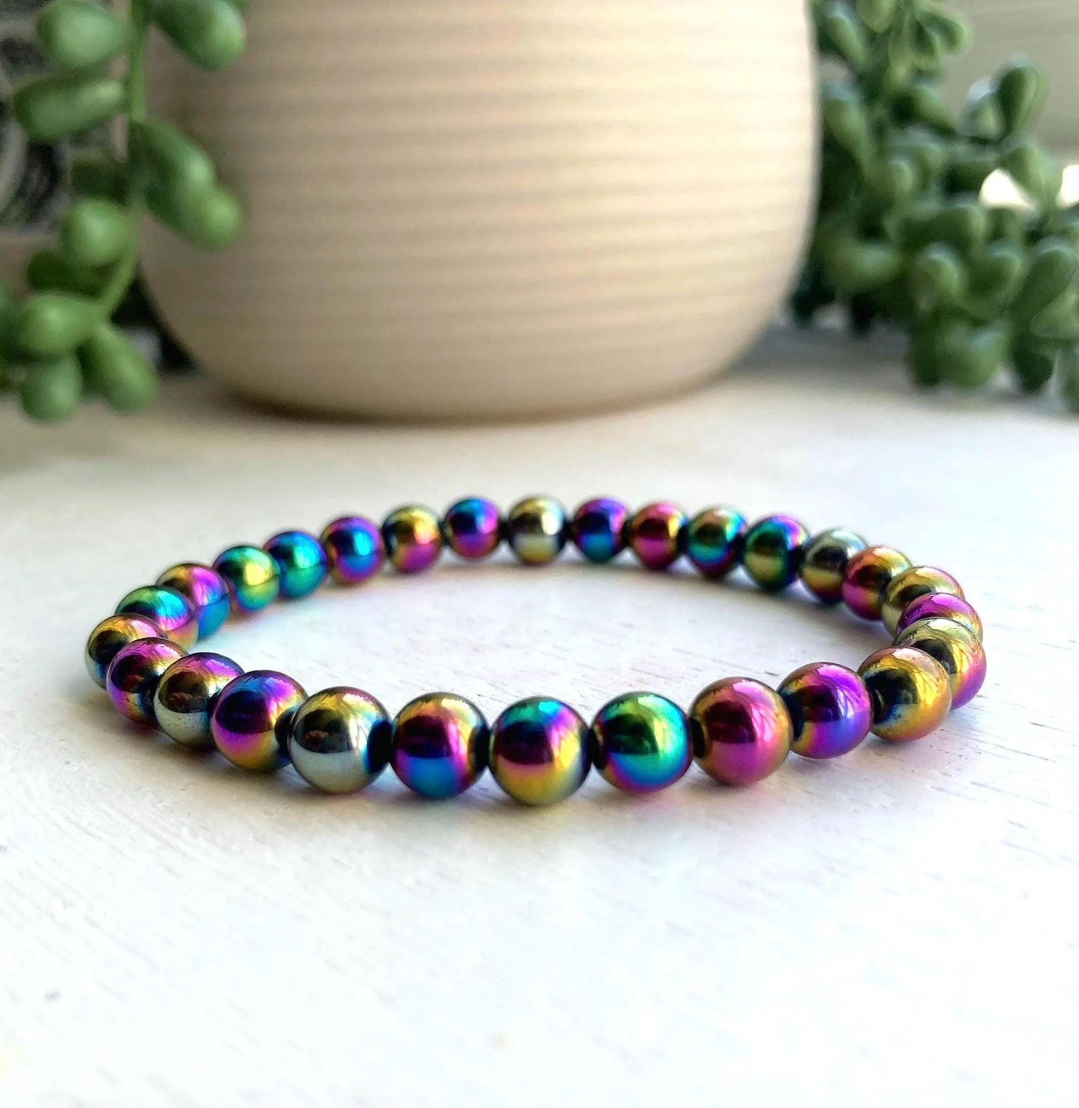 Natural  Hematite  Bracelet