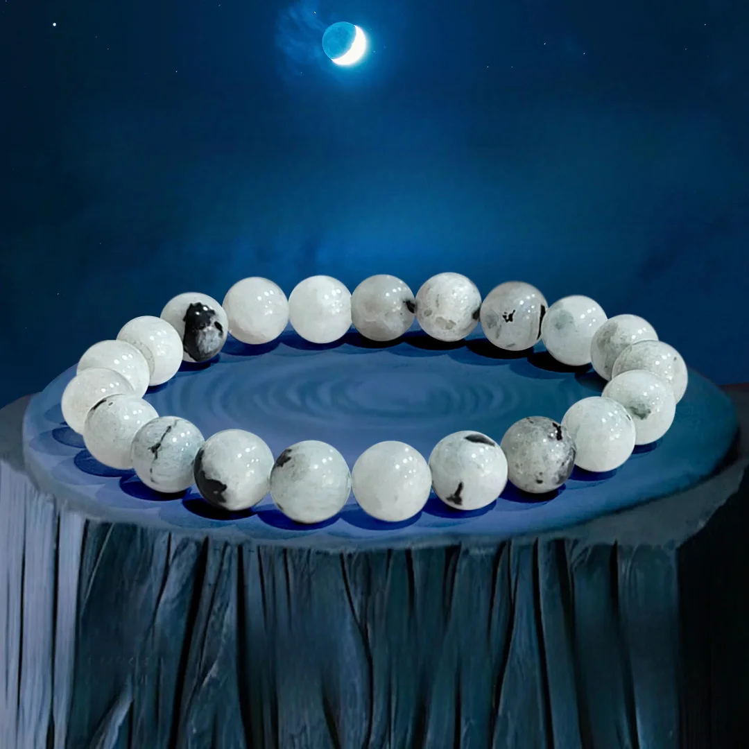 Natural Rainbow Moonstone Bracelets
