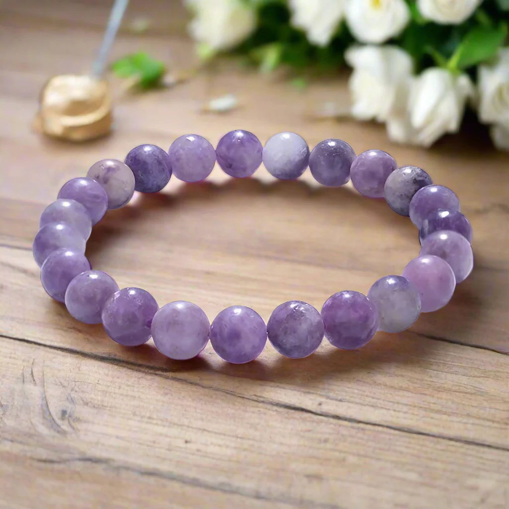 Natural Lepidolite Bracelet
