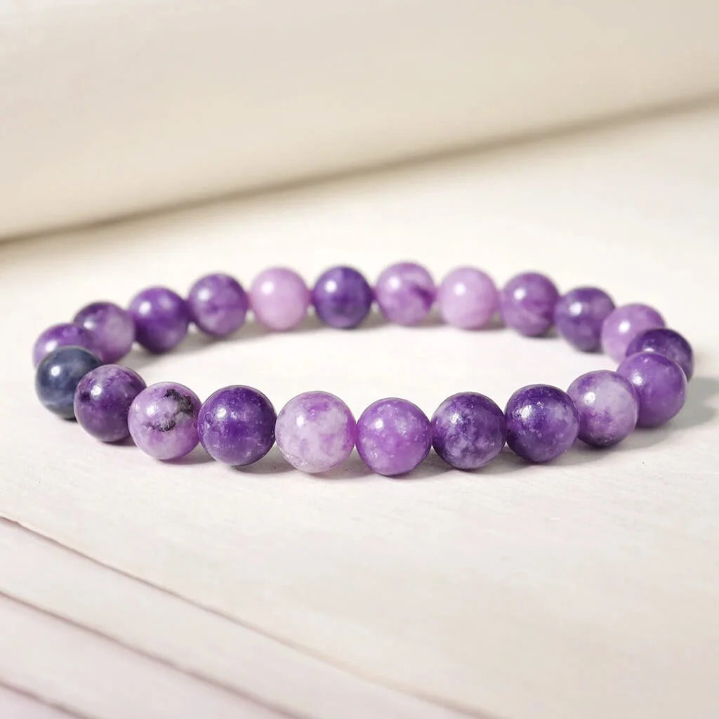 Natural Lepidolite Bracelet