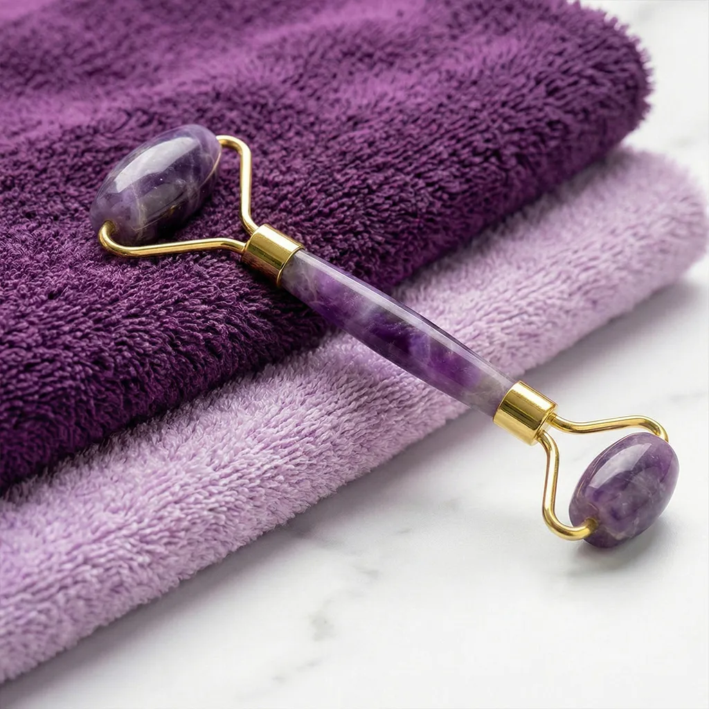 Amethyst Face Massage Roller