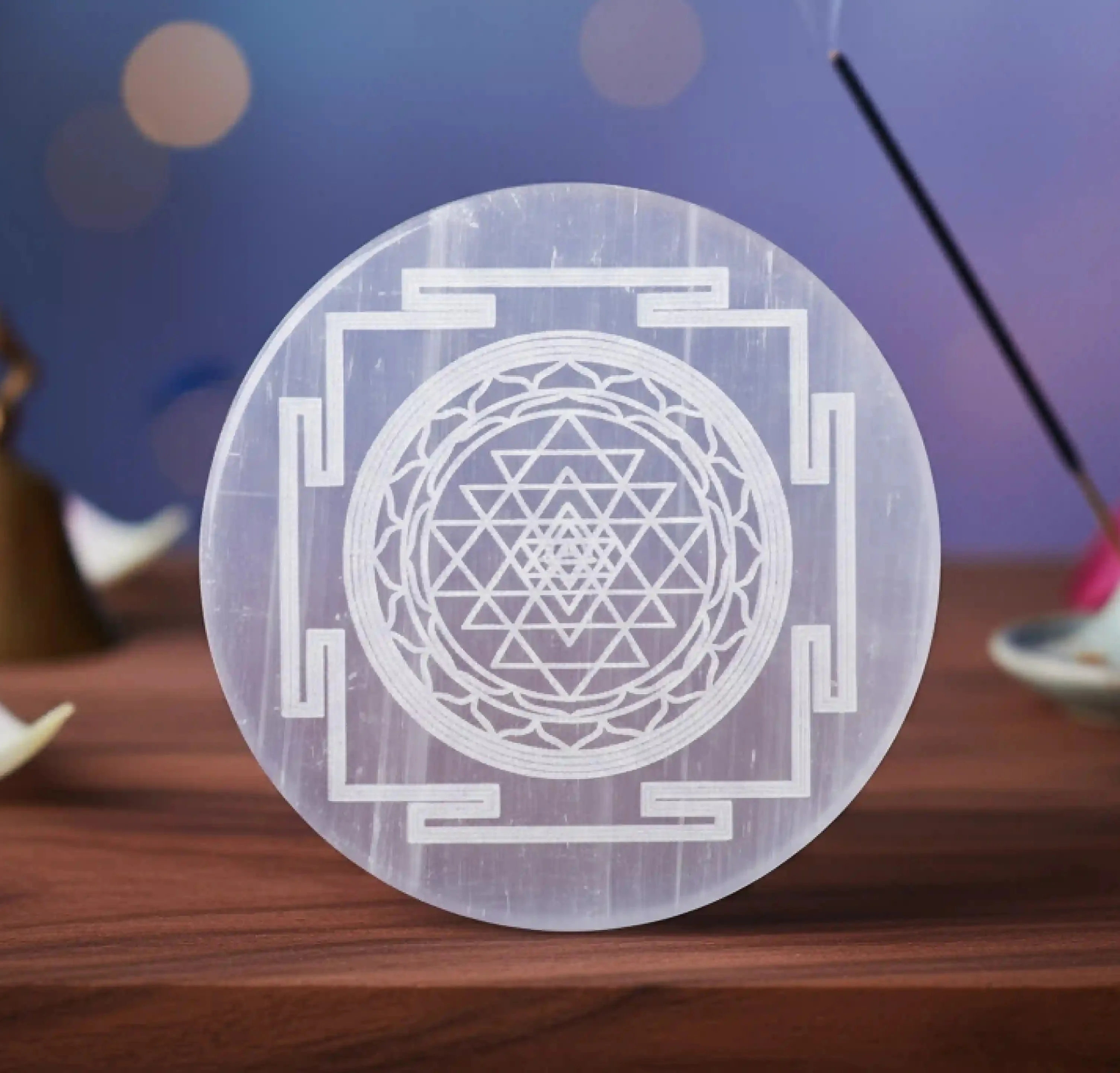 Selenite Crystal Charging Plate