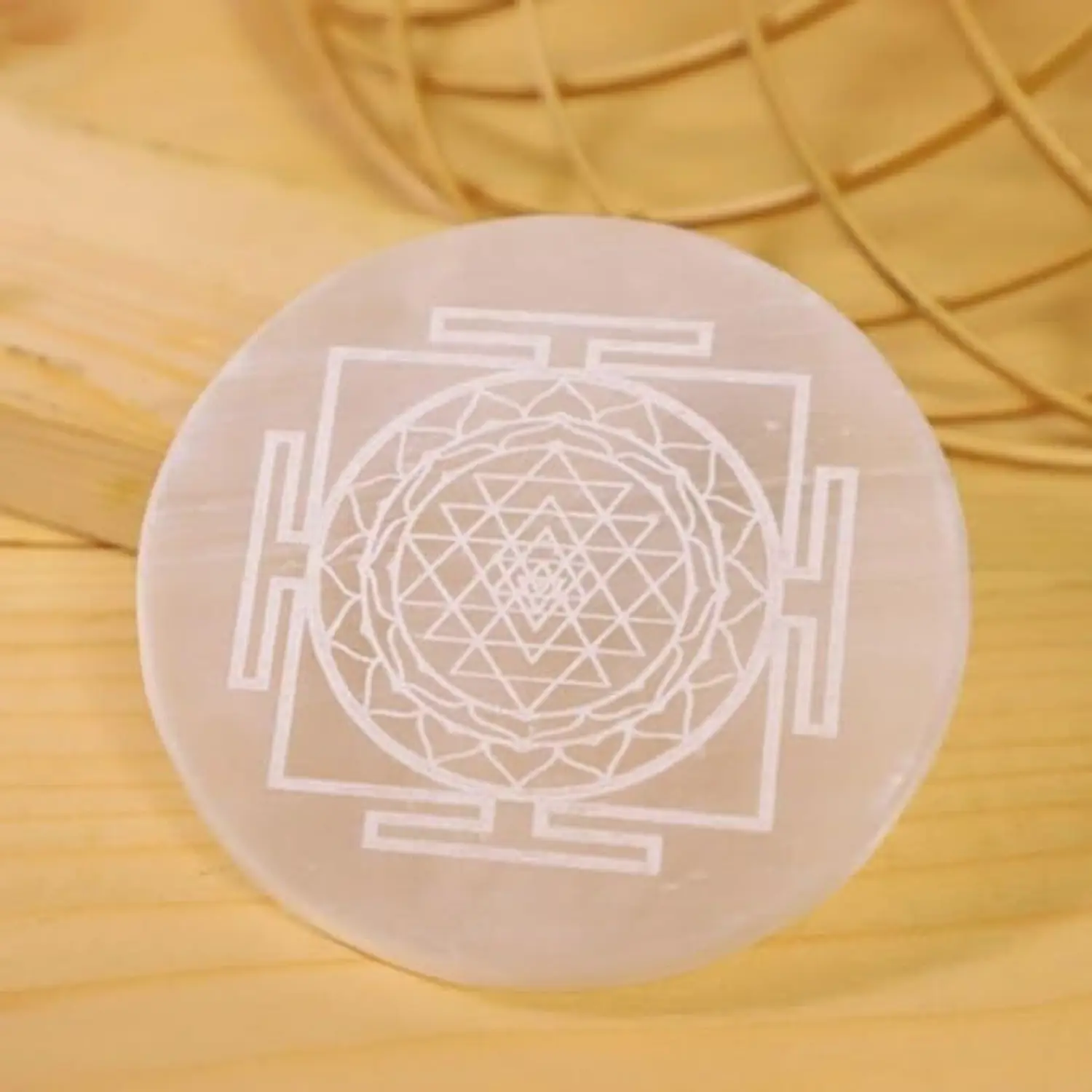 Selenite Crystal Charging Plate