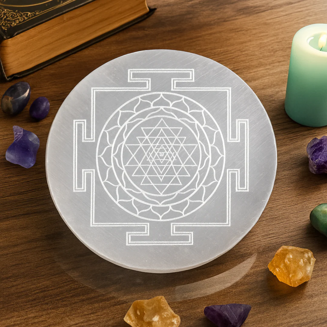 Selenite Crystal Charging Plate