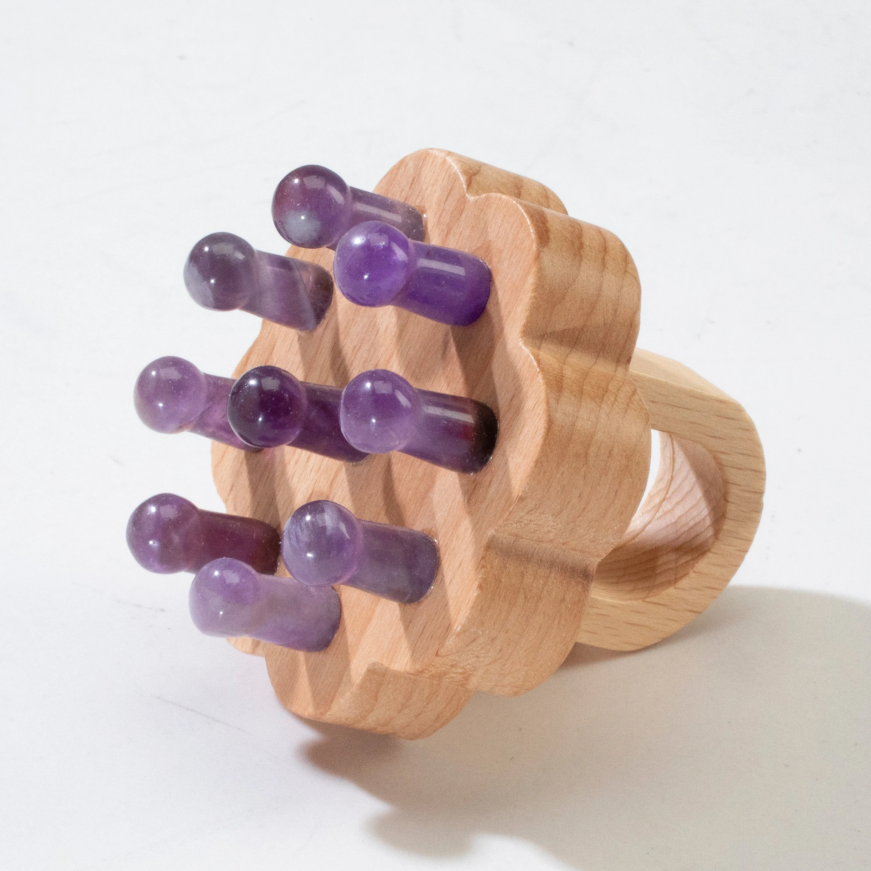 Amethyst Head Scalp Massage Tool