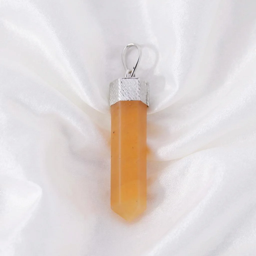 Citrine Pencil Pendant (Used in Reiki)