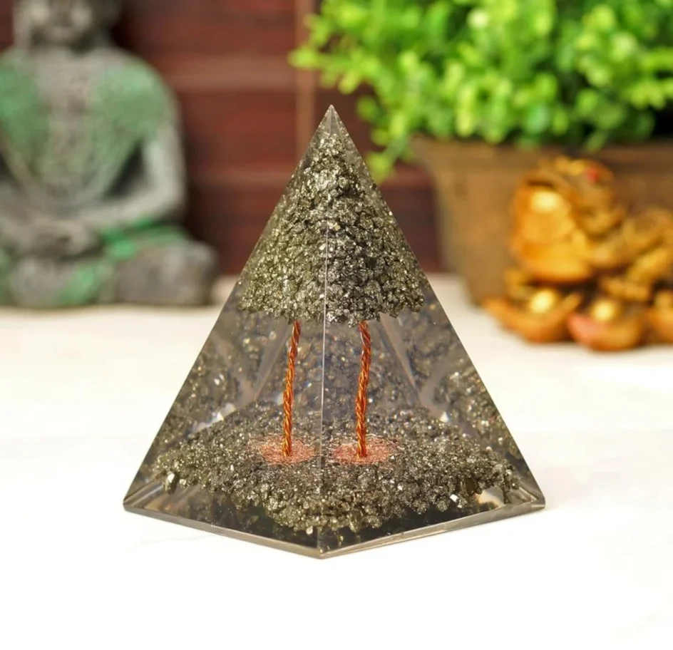 Pyrite Orgone Pyramid