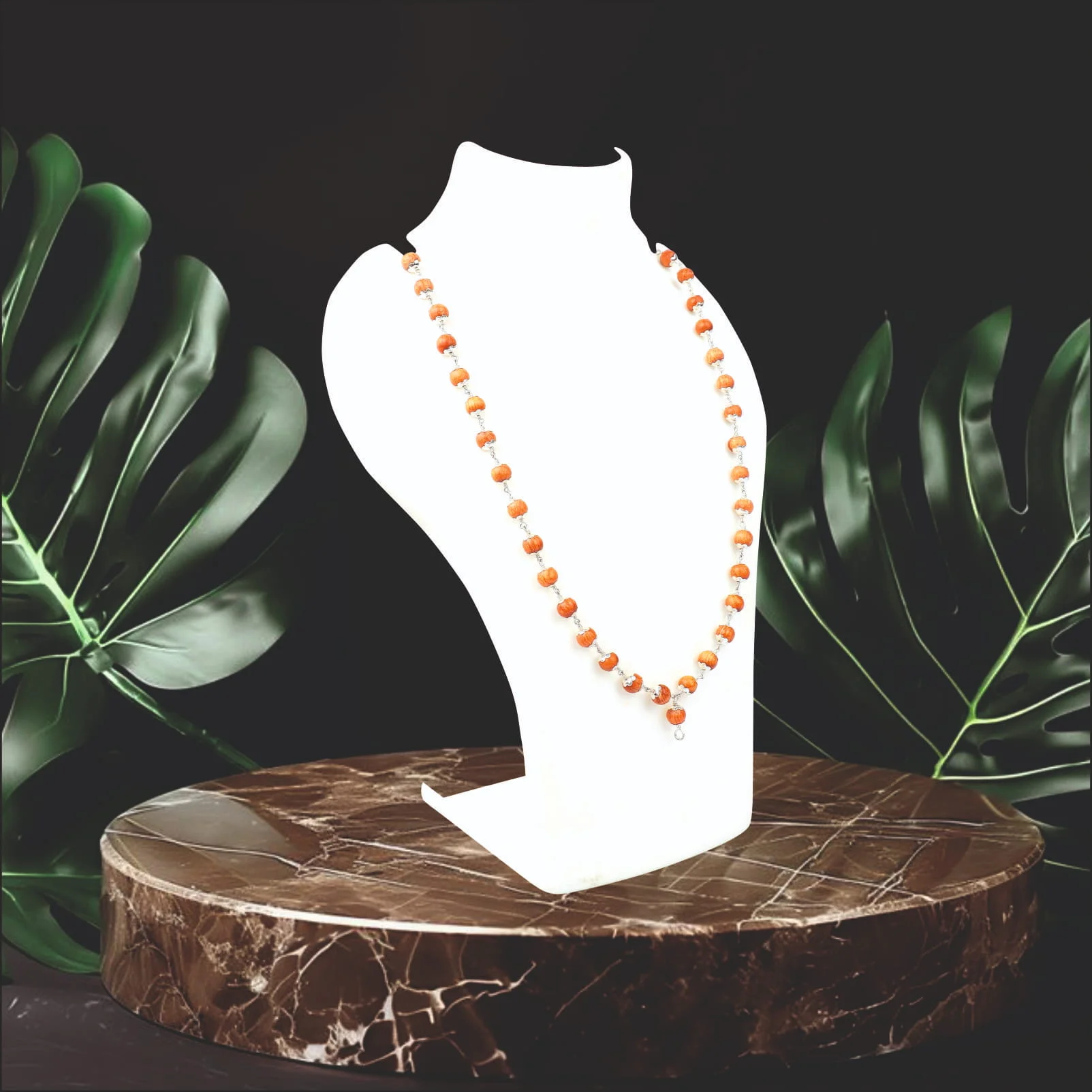 Devadaru Malai Silver Cap 6mm