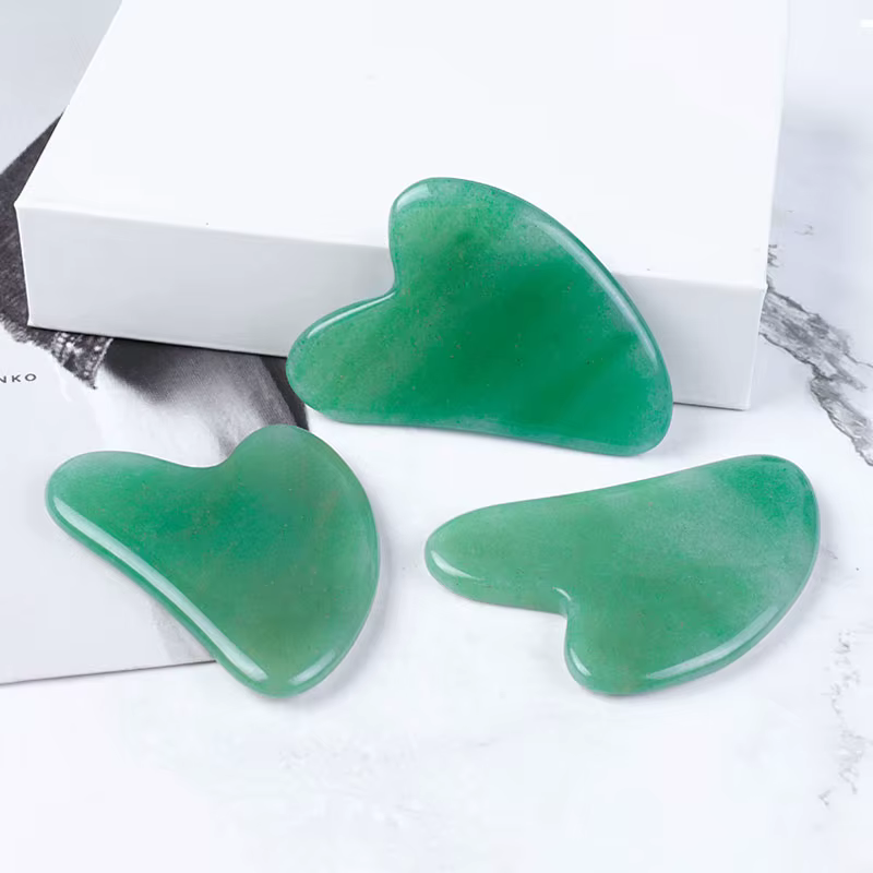 AVENTURINE FACE MASSAGE  GUA SHA TOOL 