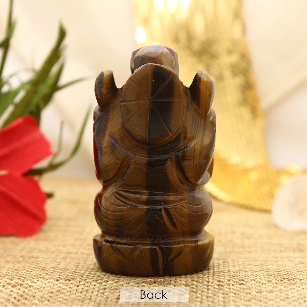 Natural Tiger Eye Lord  Ganesha Idol