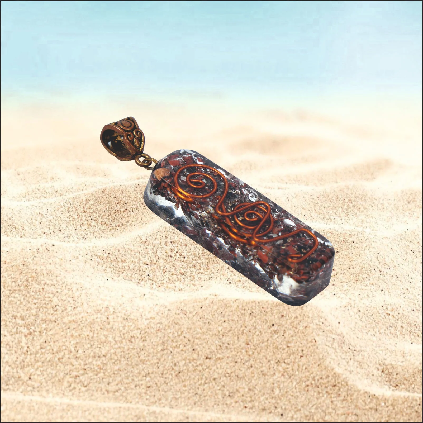 Red Jasper Crystal Pendant 