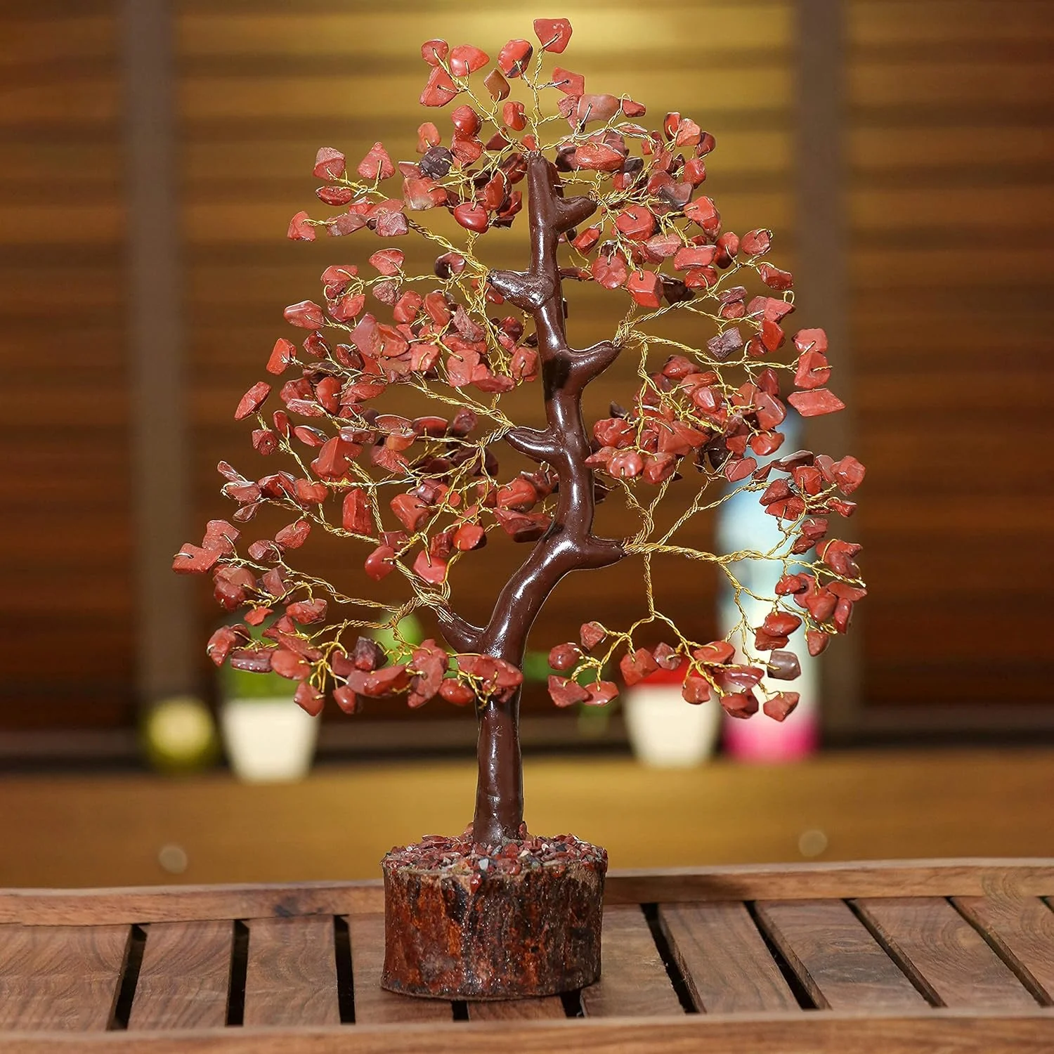RED JASPER CRYSTAL TREE