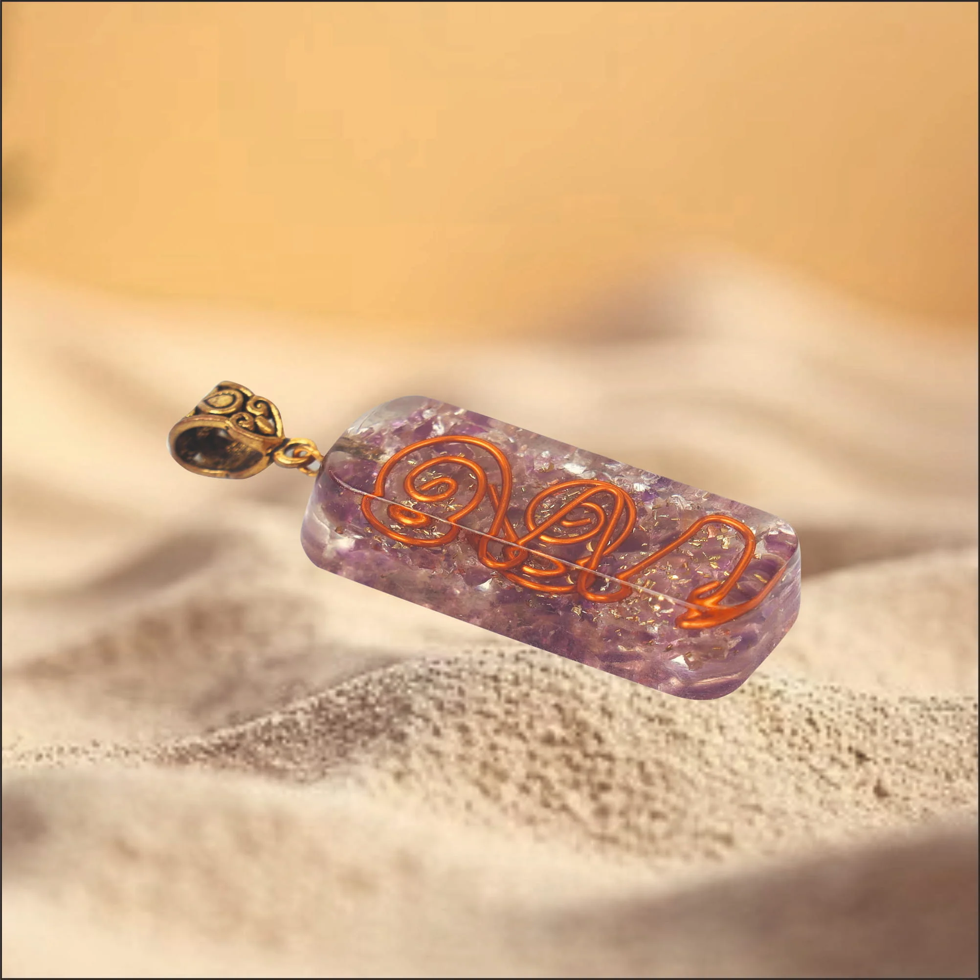 Amethyst Orgone Pendant