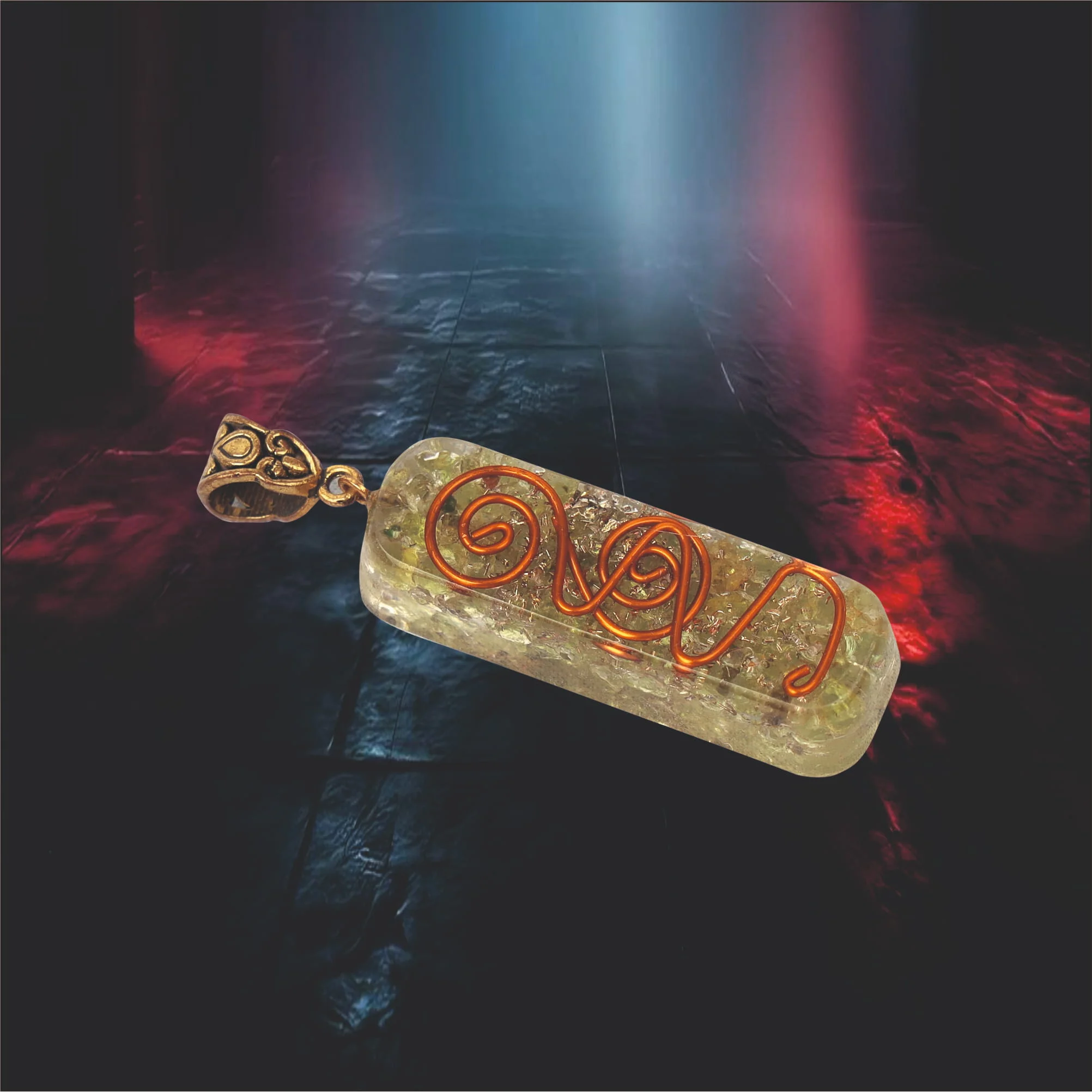 Natural Green Jade Crystal pendant