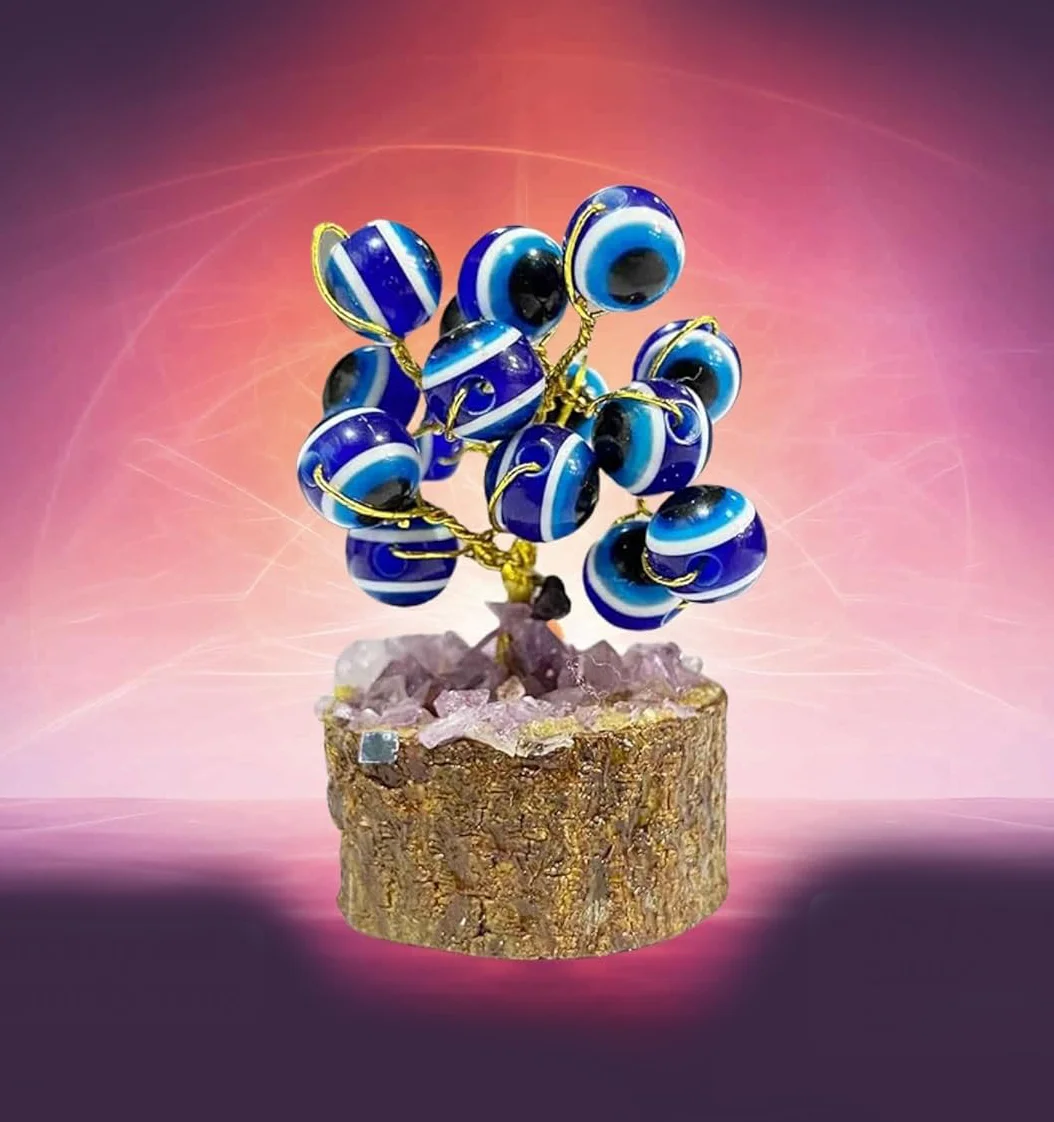 MINI BLUE GEMSTONE  TREES