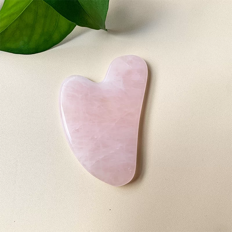  Pink Gua Sha Stone for Facial Massage