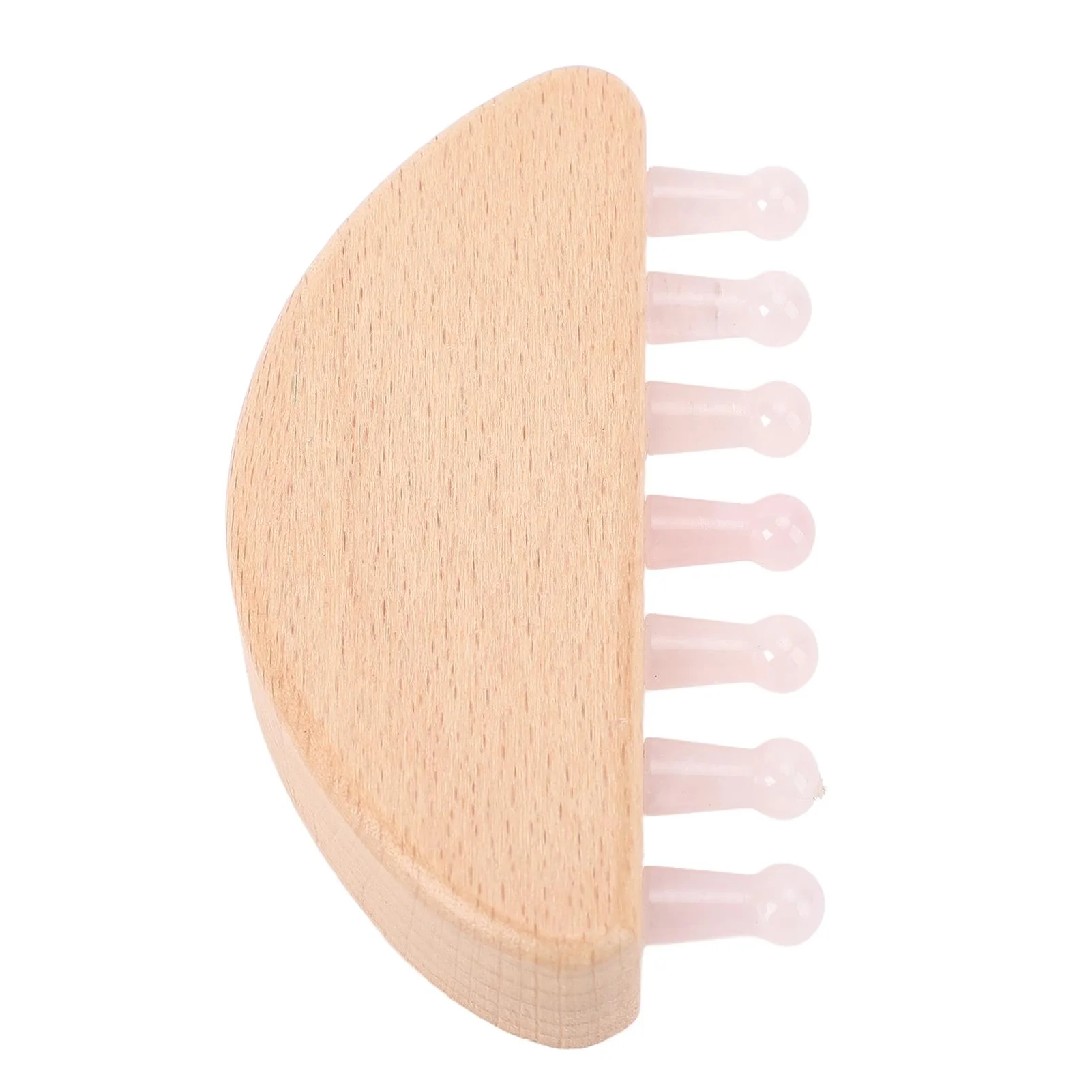 Rose Quartz Head Massage Comb 