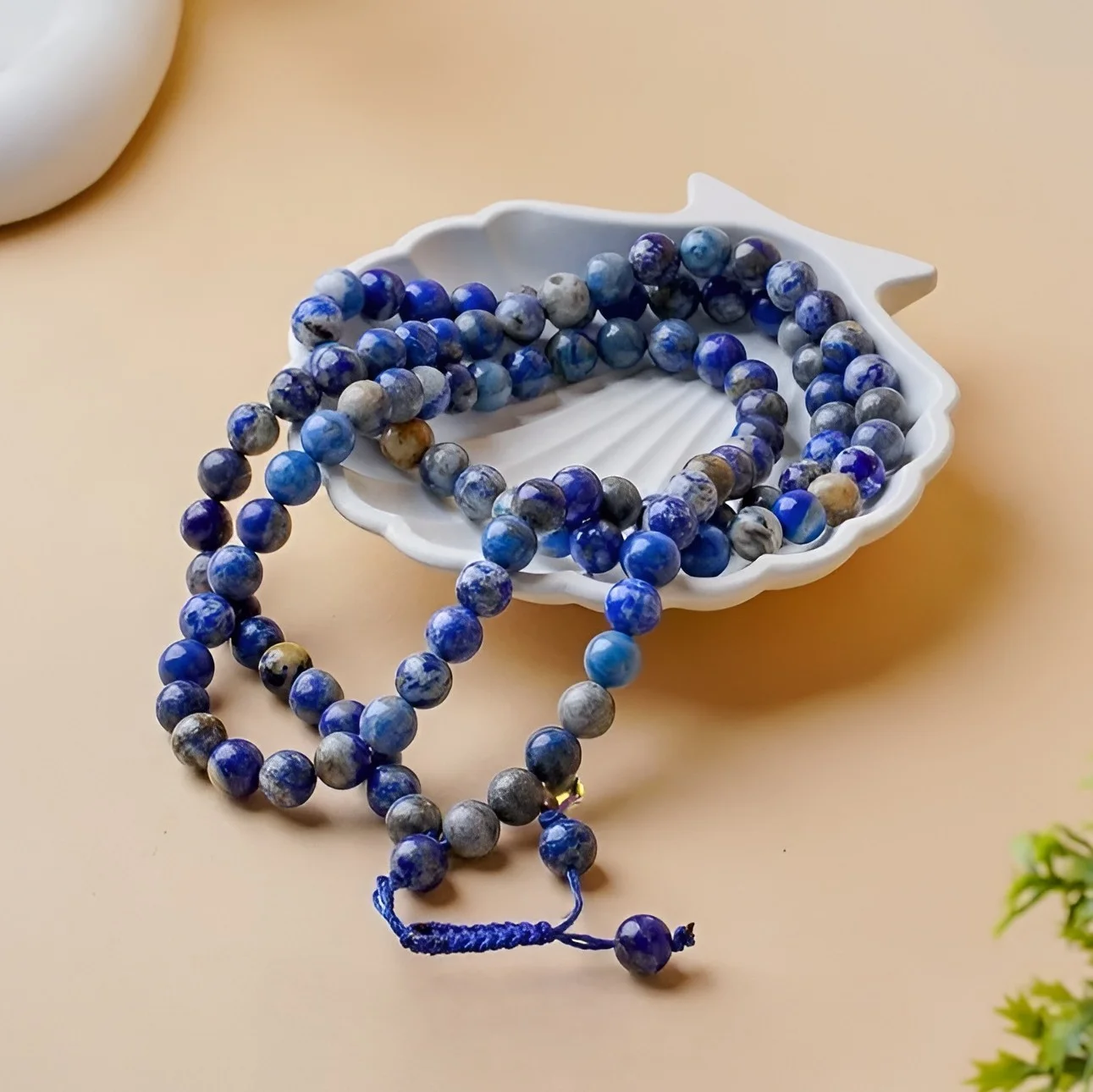 Lapis Lazuli Crystal Japa Mala 