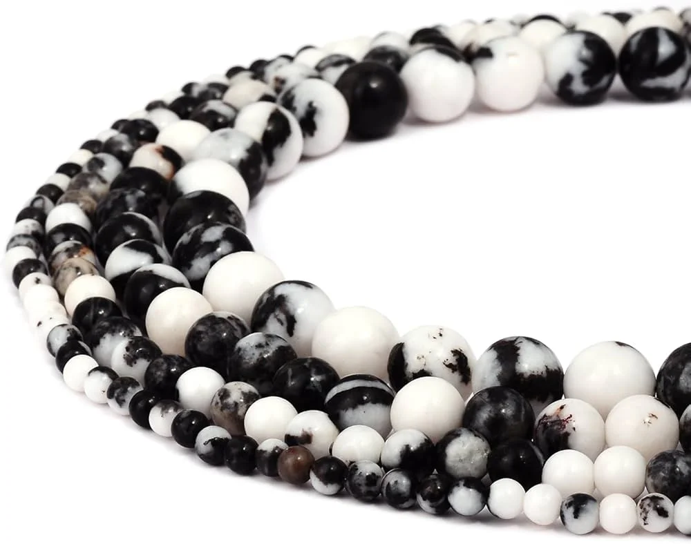 BLACK ZEBRA JASPER STONE