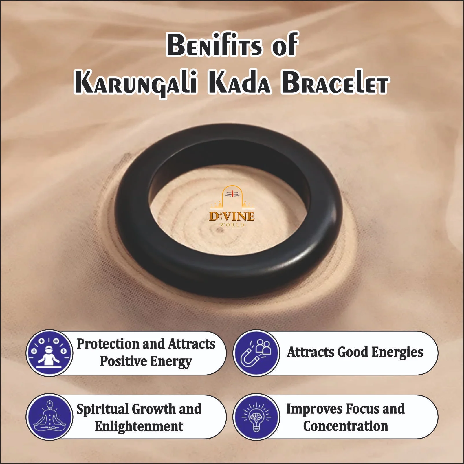 Karungali Kada Bracelet