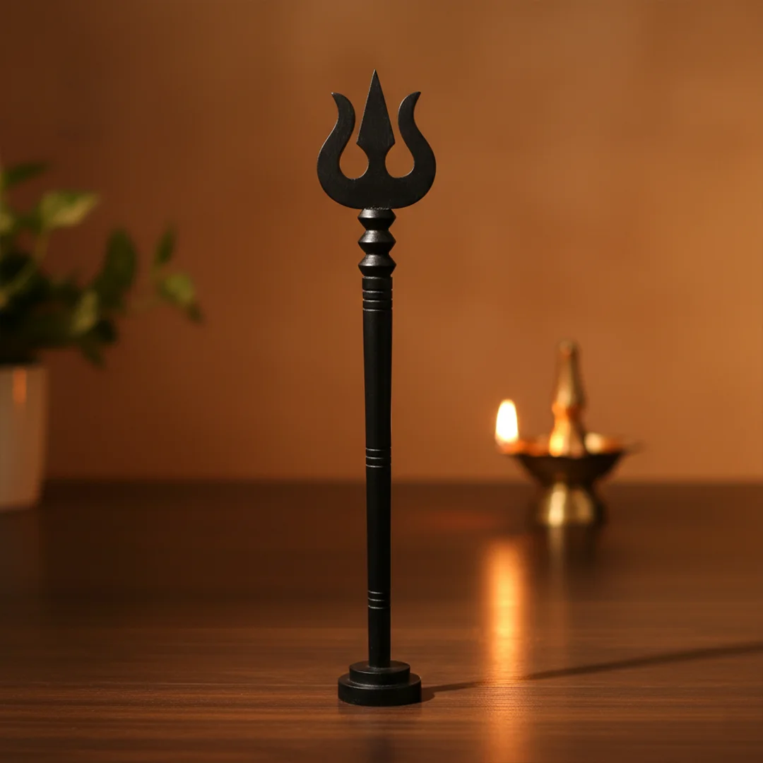 KARUNGALI SHIVA TRISHOOL (6inch)