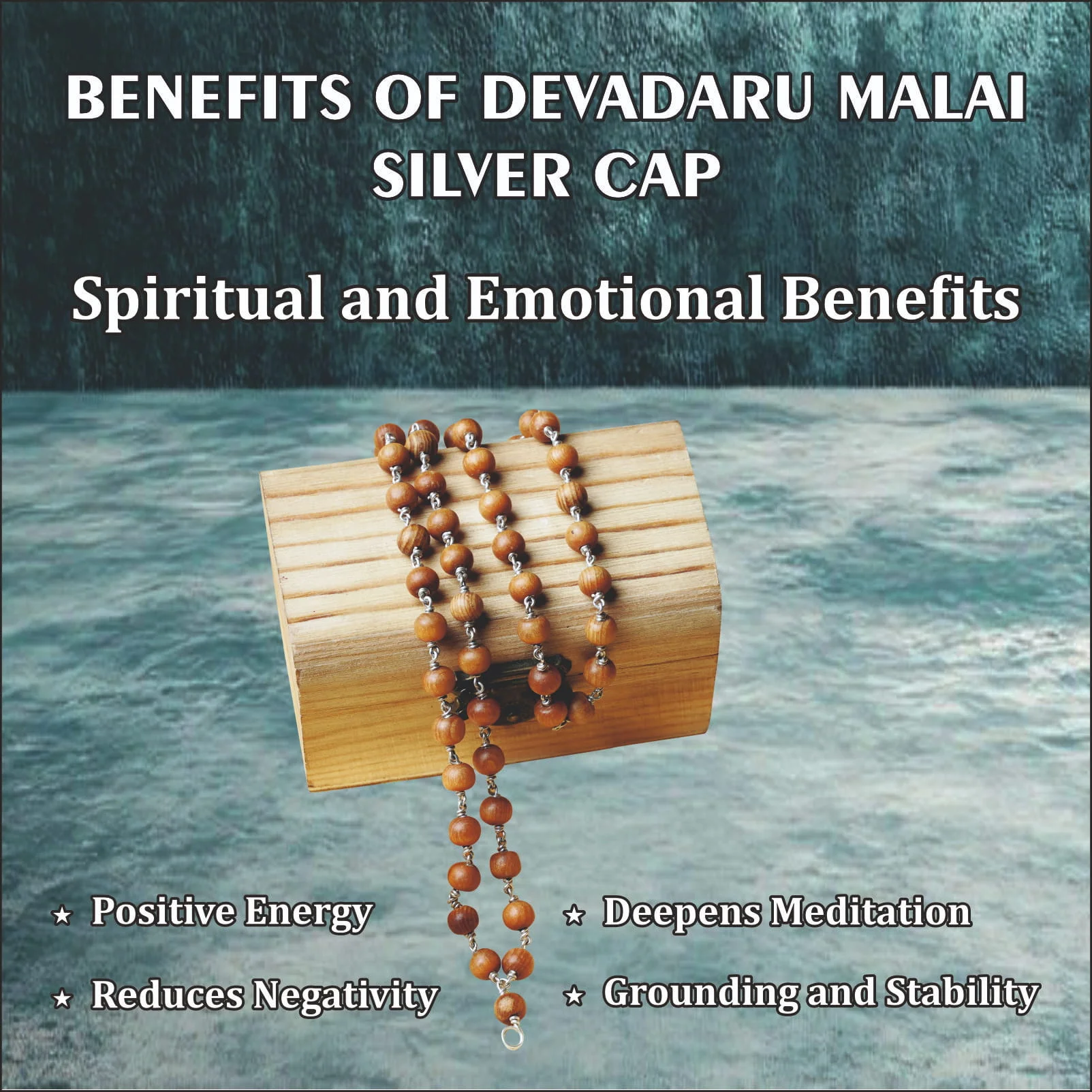 Devadaru Malai Silver kambi 8mm