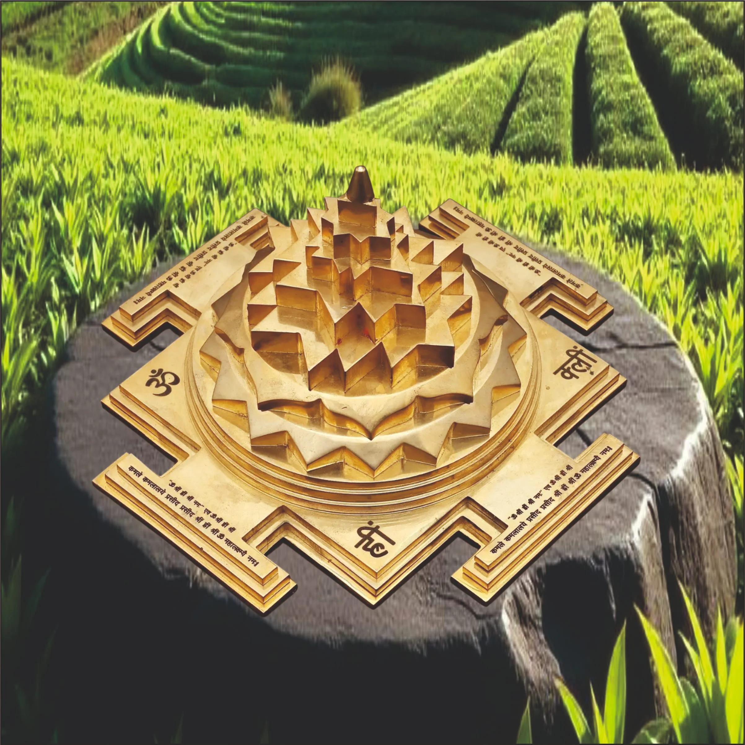 BRASS MAHALAKSHMI YANTRA