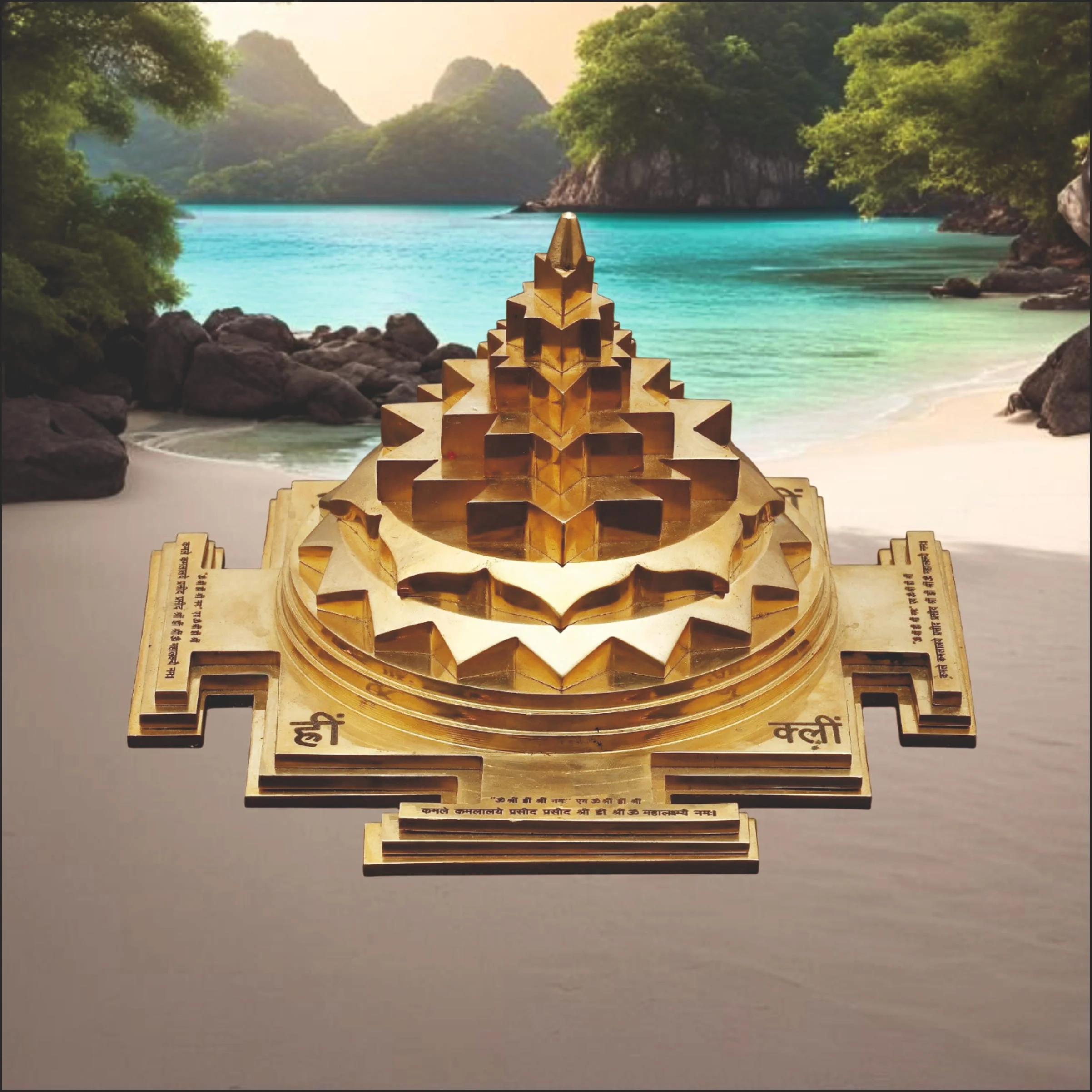 BRASS MAHALAKSHMI YANTRA