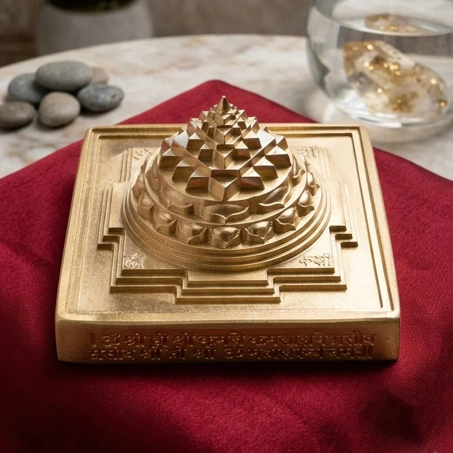 Pure Brass Meru Shri Yantra