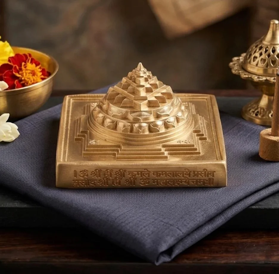 Pure Brass Meru Shri Yantra