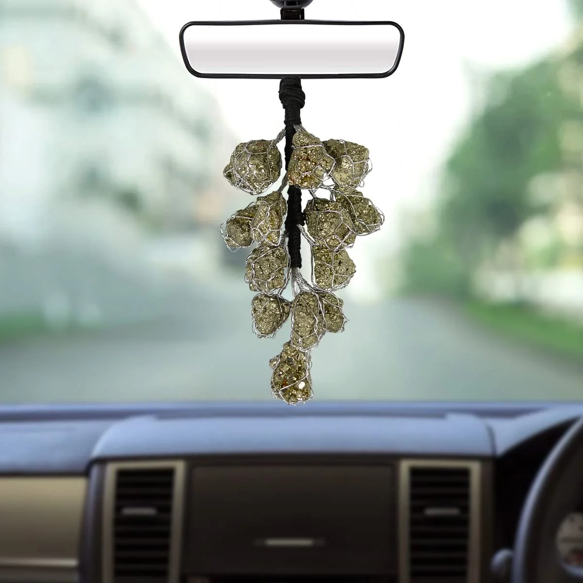 Natural Pyrite Stone Door Hanging