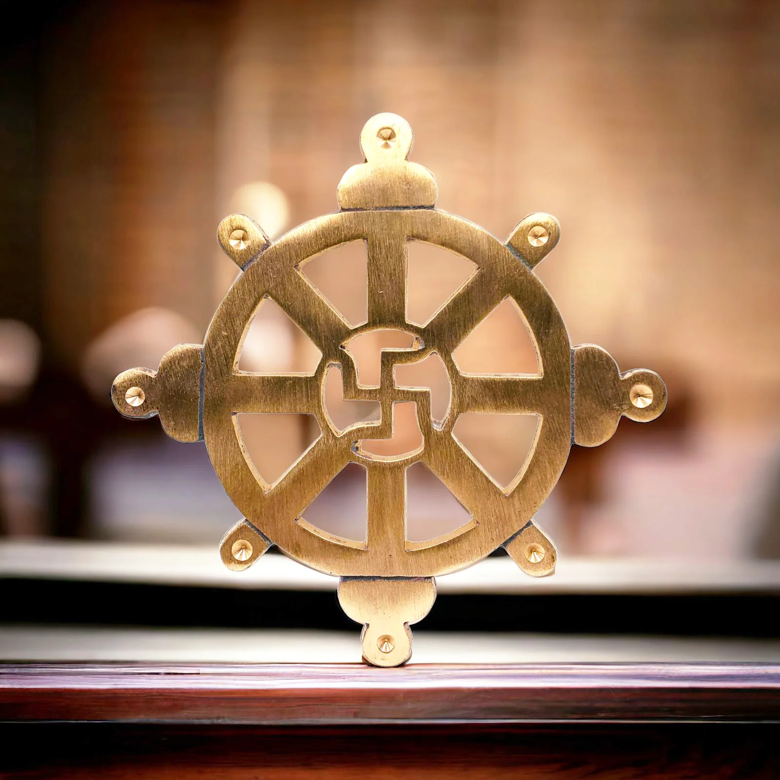 Copper Swastik Wheel