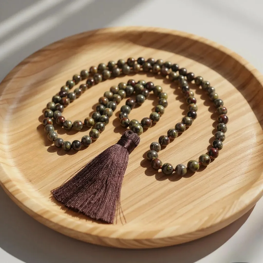 Dragon Blood Stone Mala