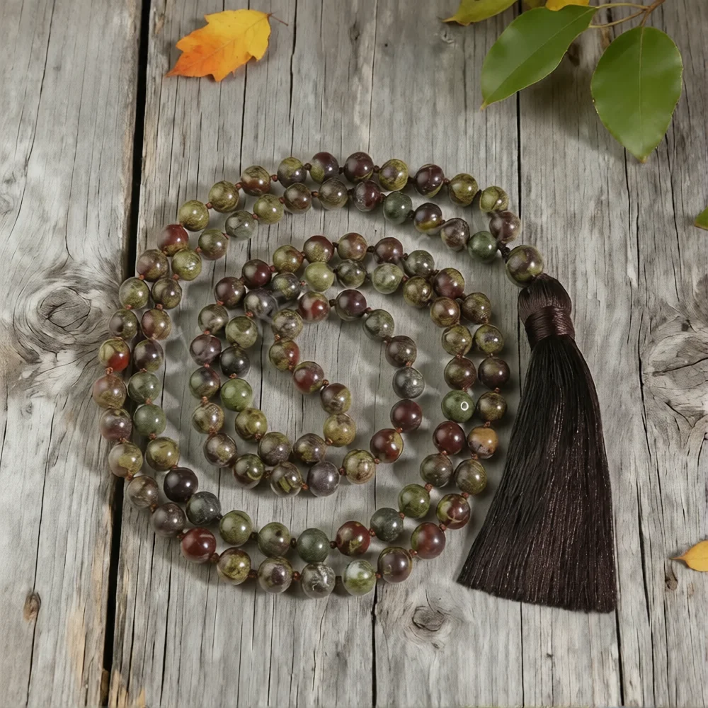 Dragon Blood Stone Mala