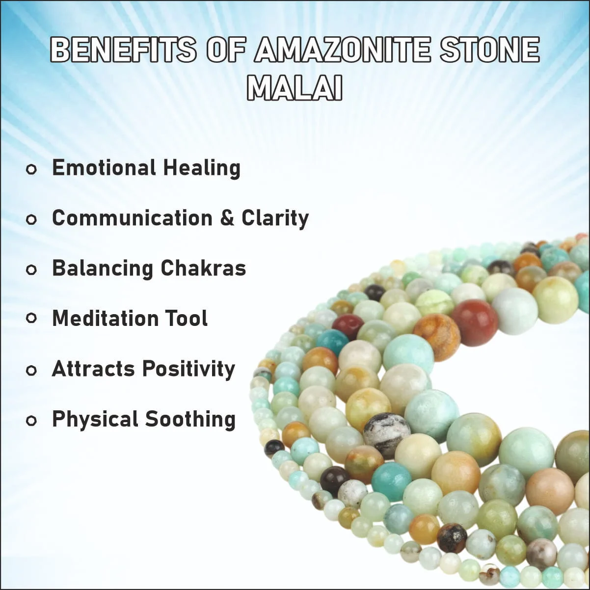 Amazonite Stone Mala