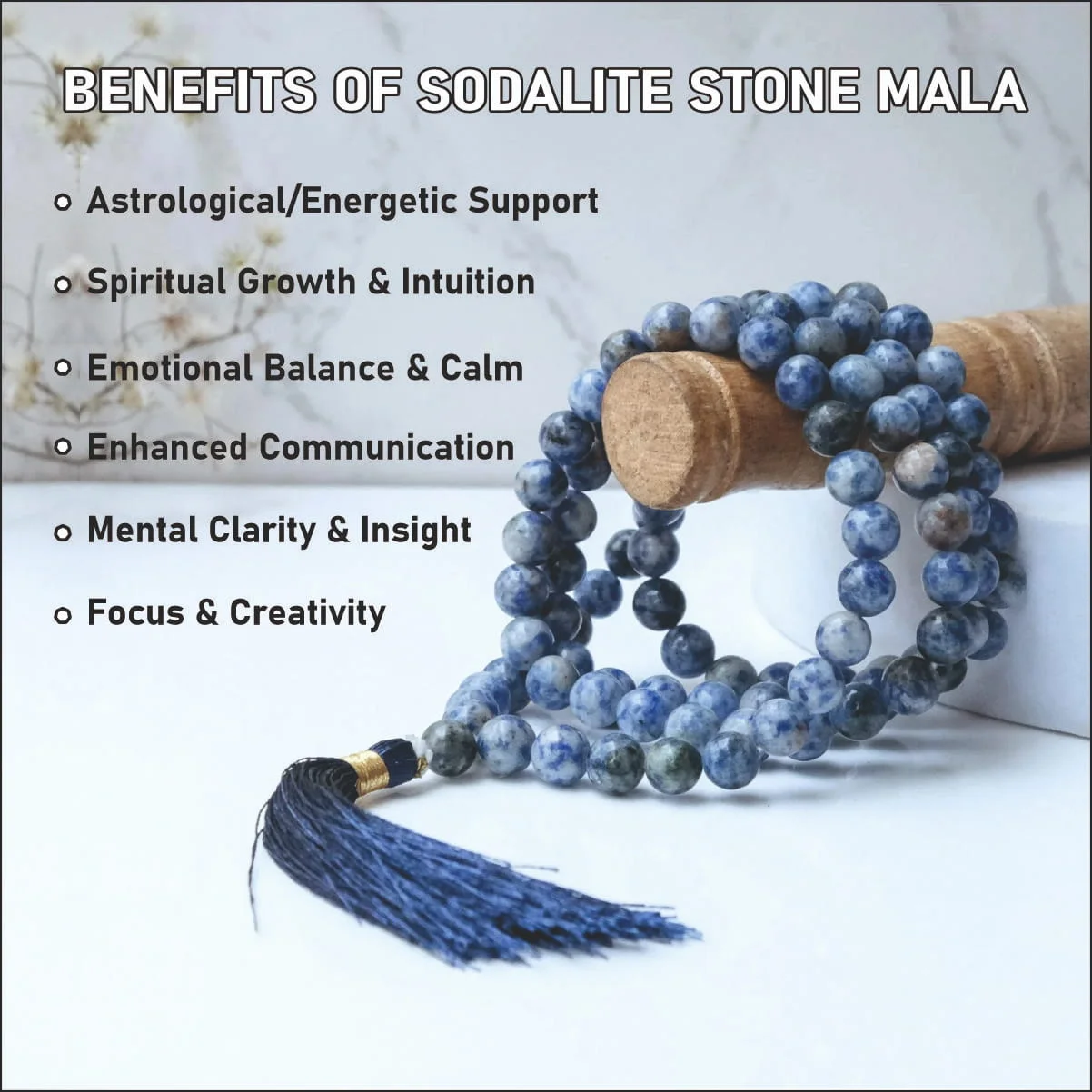Sodalite Stone Mala