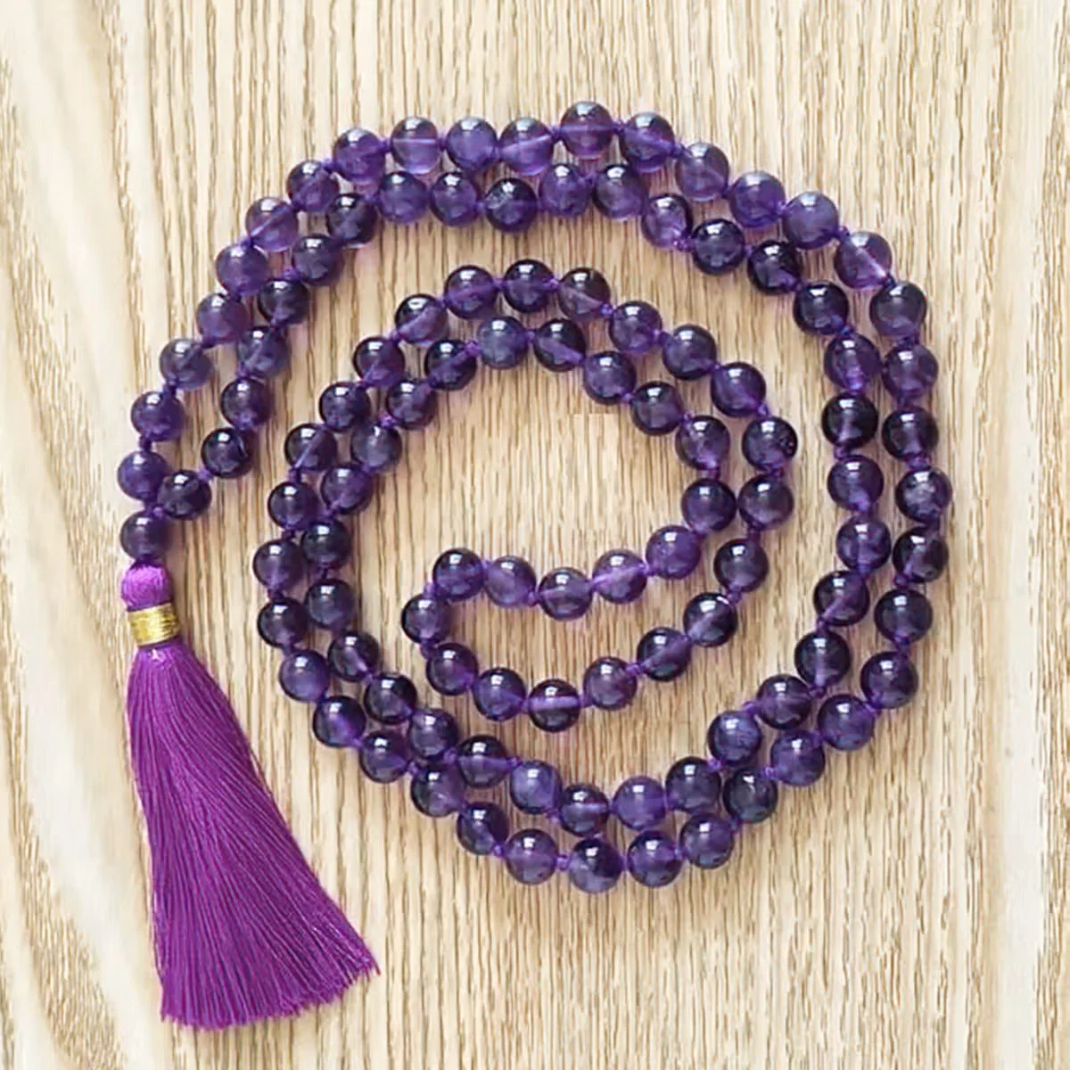 AMETHYST STONE MALAI