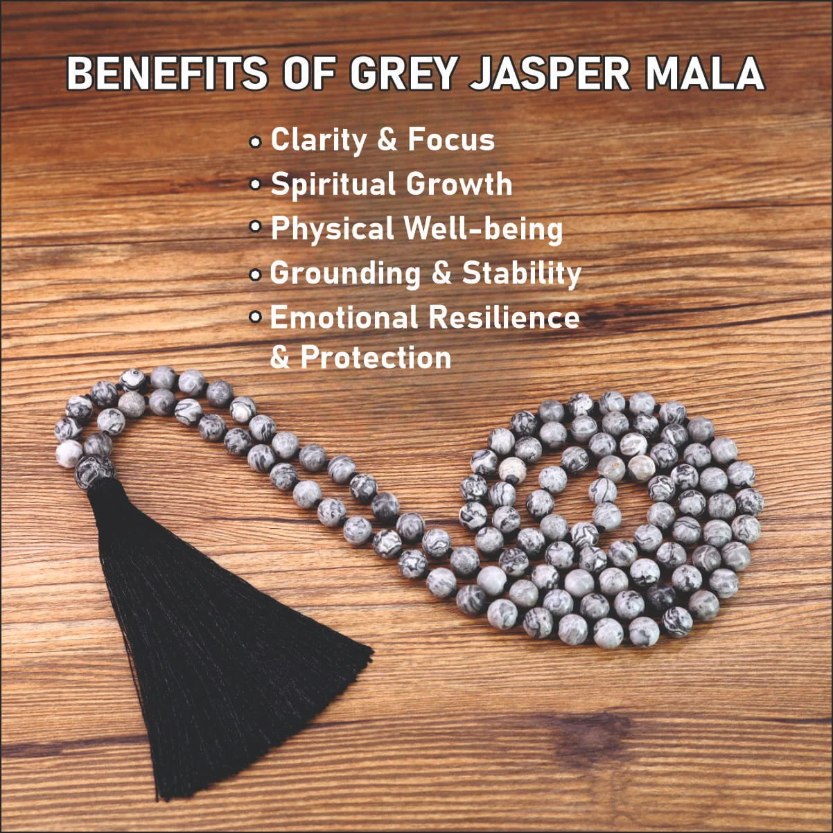 GreyJasper Mala