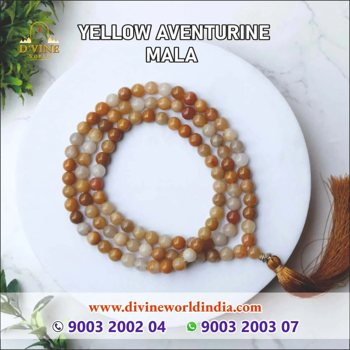 Yellow Aventurine Malai