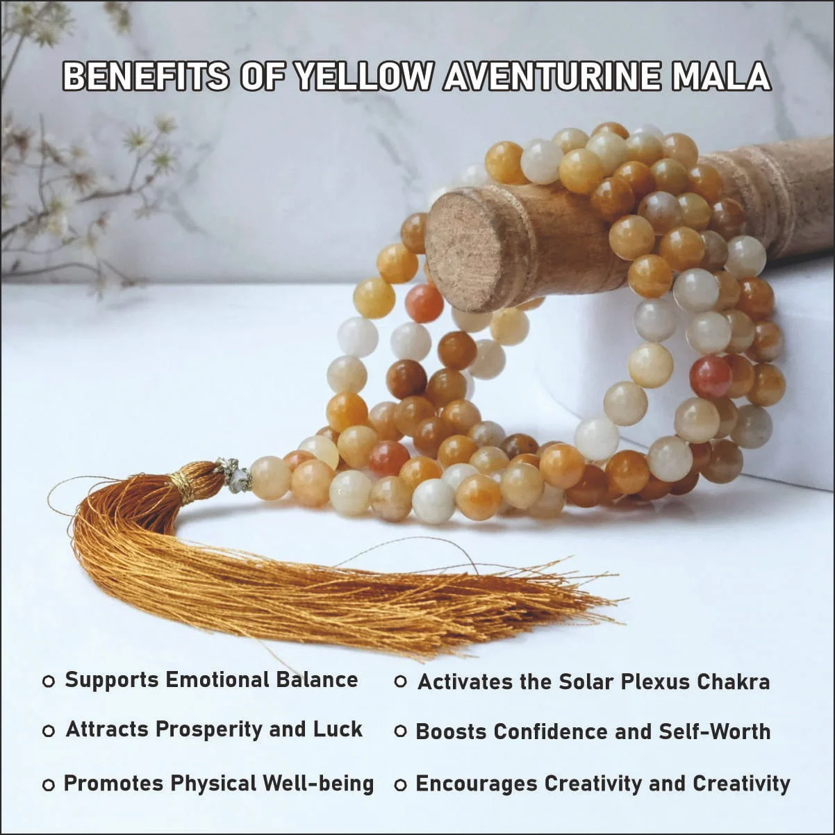 Yellow Aventurine Malai