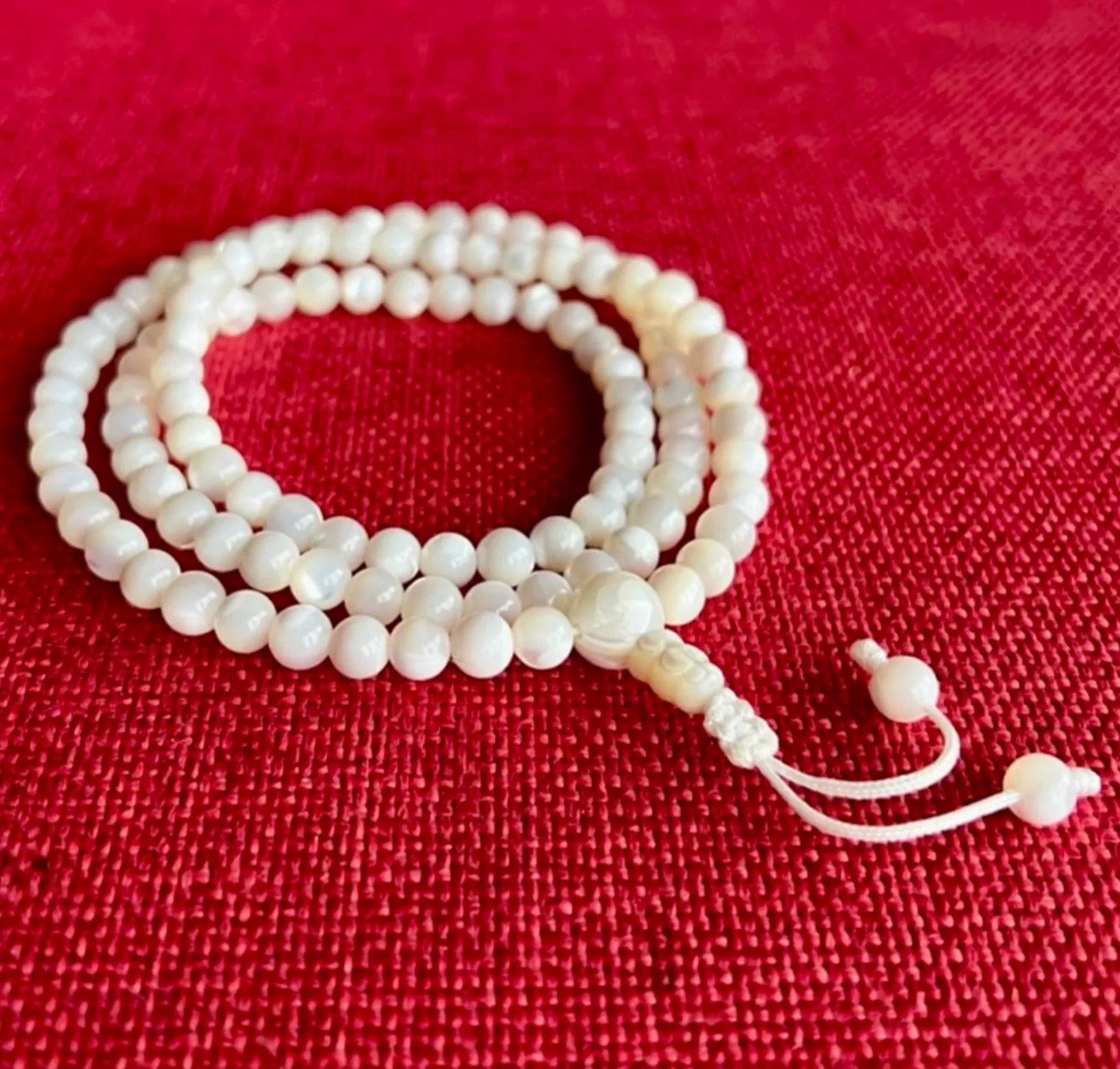 Mother of Pearl Mala